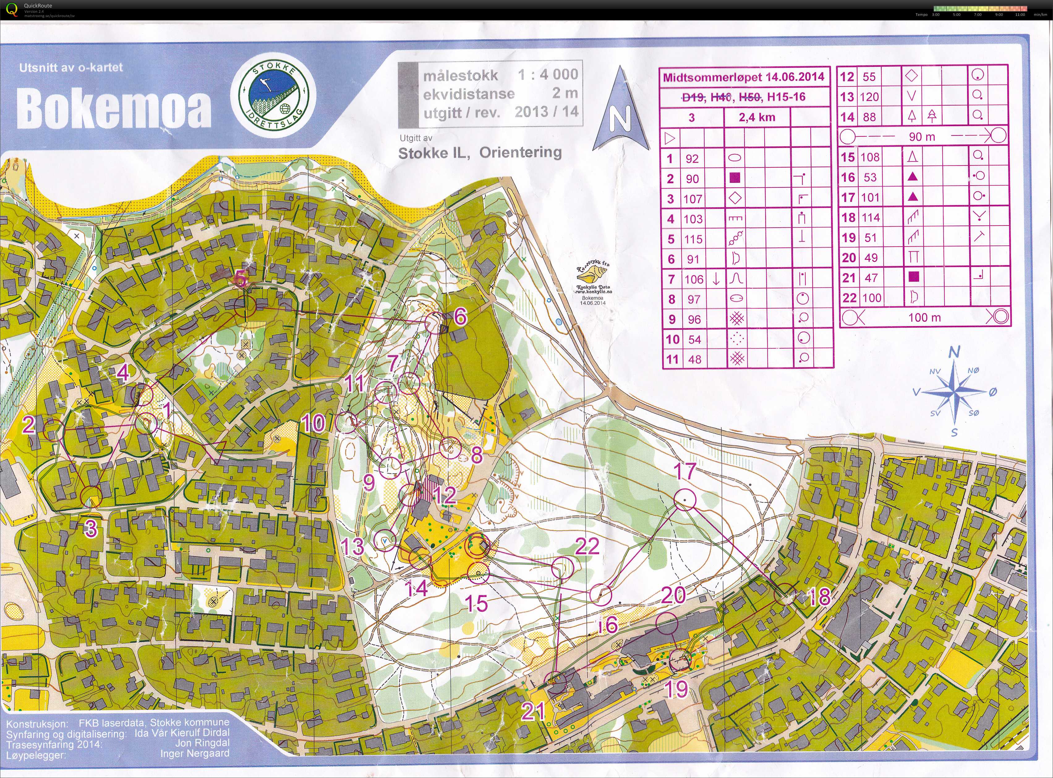Midtsommerløpene Sprint H15-16 (14.06.2014)