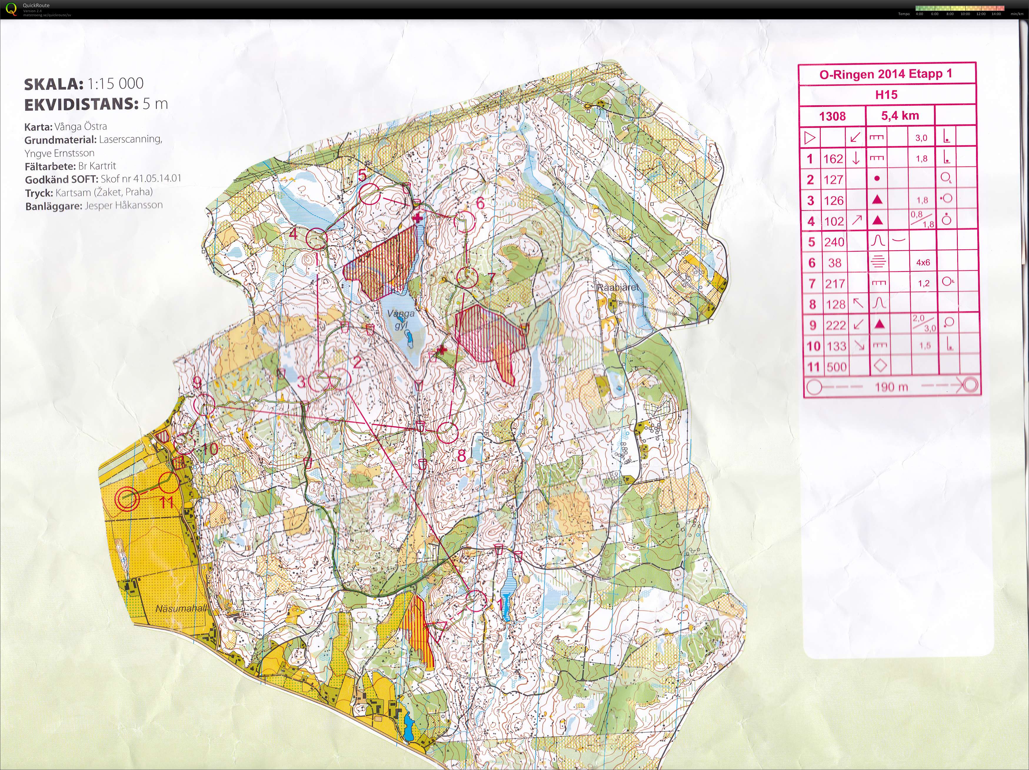 O-Ringen etappe 1 (20-07-2014)