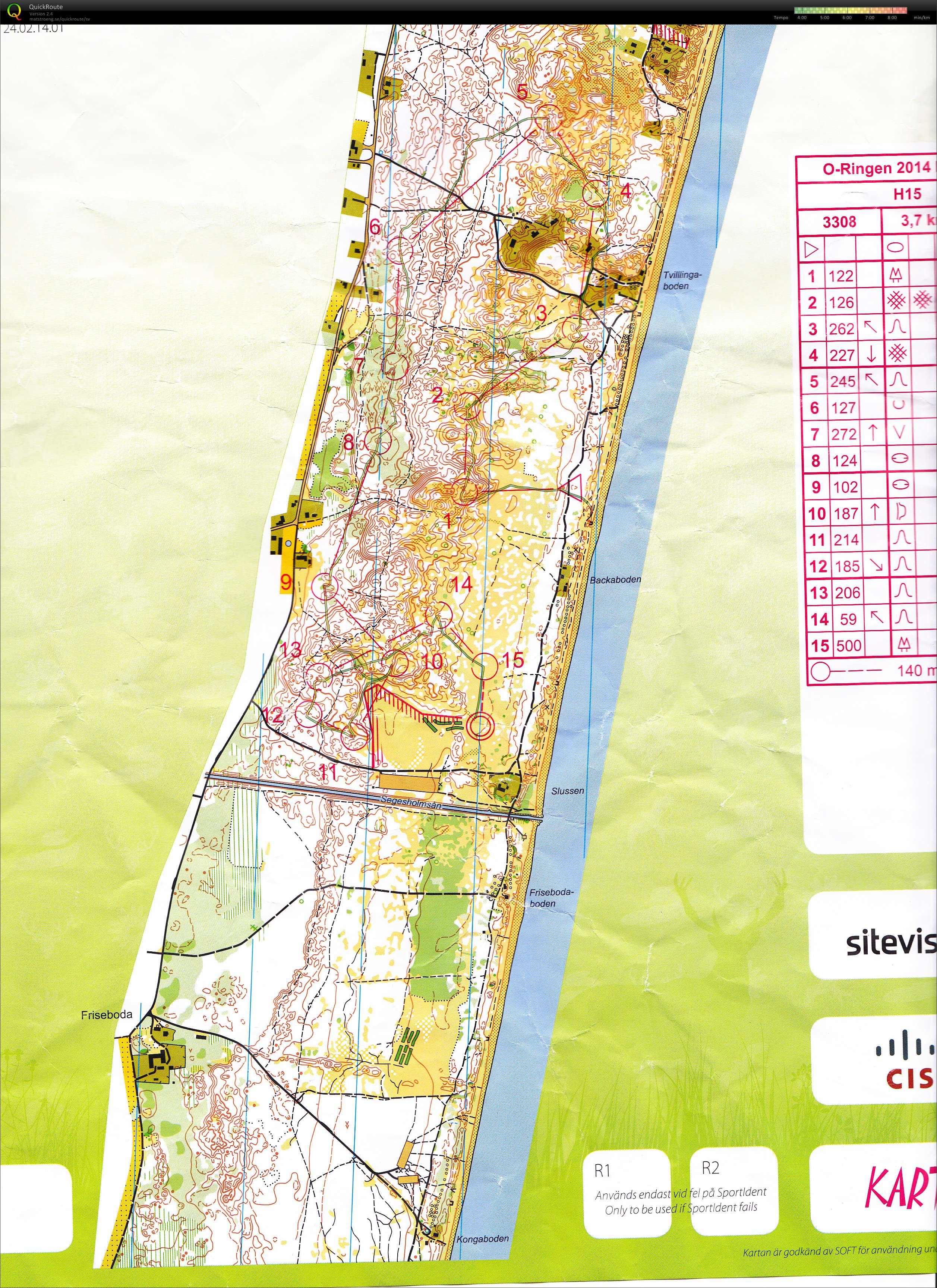 O-Ringen Etappe 3 (22.07.2014)