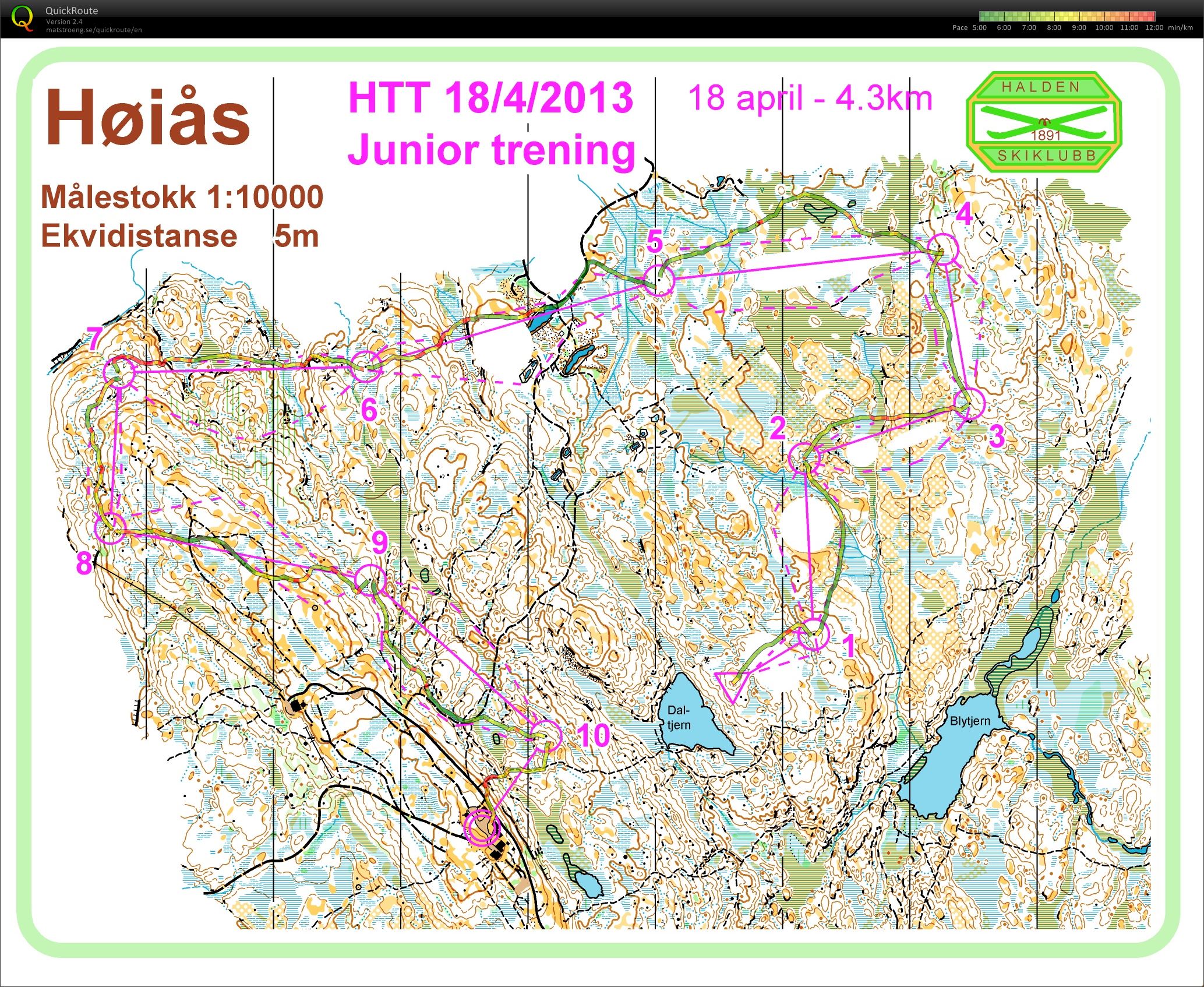 Høiås junior Trening (2013-04-18)