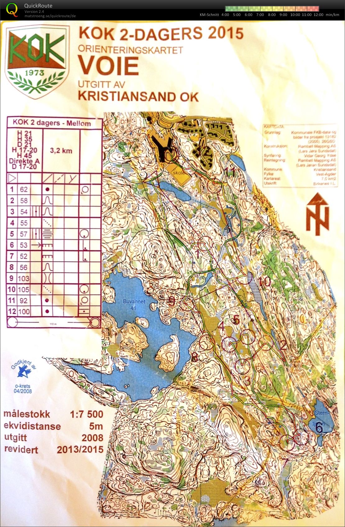KOK 2-dagers lørdag (21.03.2015)