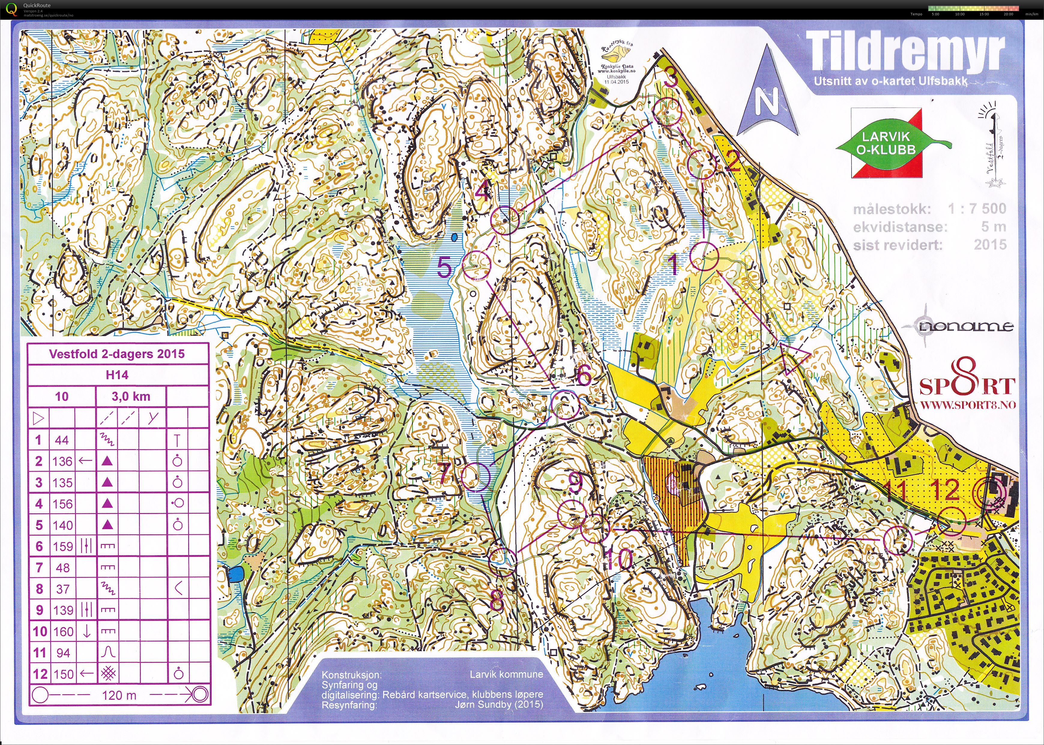 Vestfold 2-dagers dag 1 (11.04.2015)