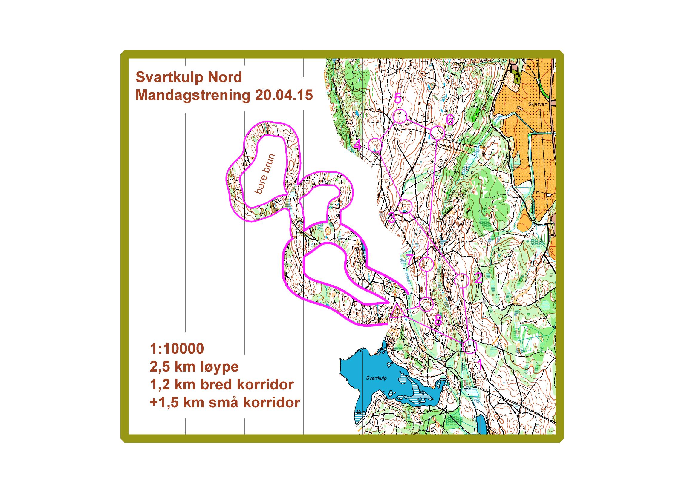 Mandagstrening U-Gruppa Sognsvann (20.04.2015)