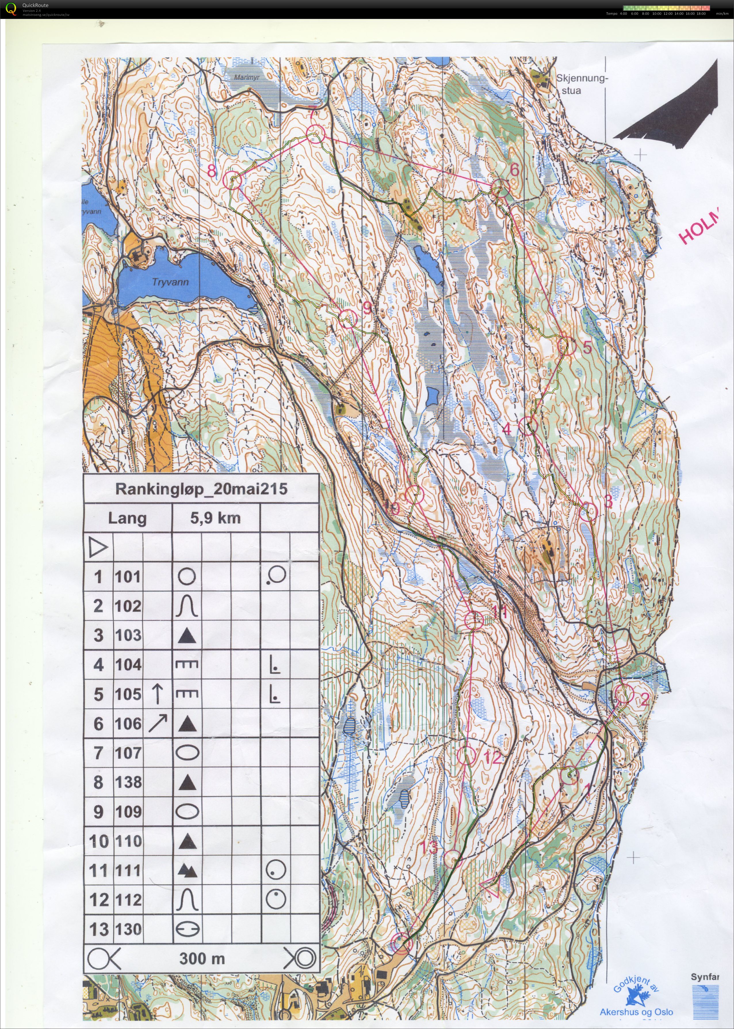 OSI/Geoform rankingløp 7 (20.05.2015)