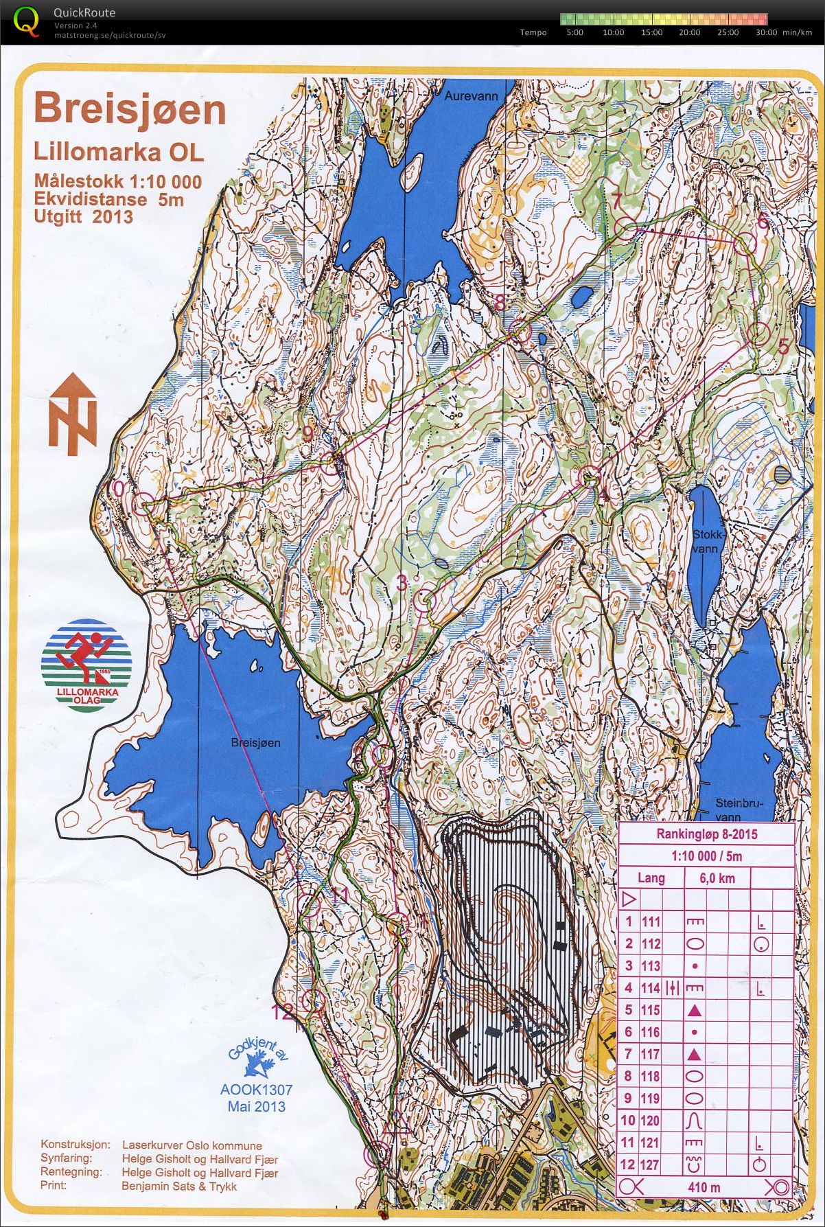 OSI/Geoform rankingløp 8 (27-05-2015)