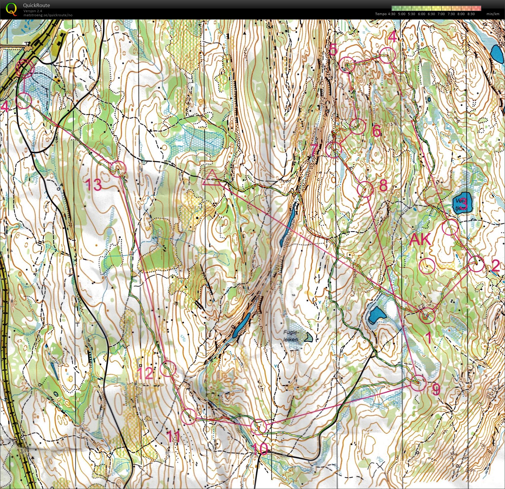 7-70 Stafettøkt (25.08.2015)