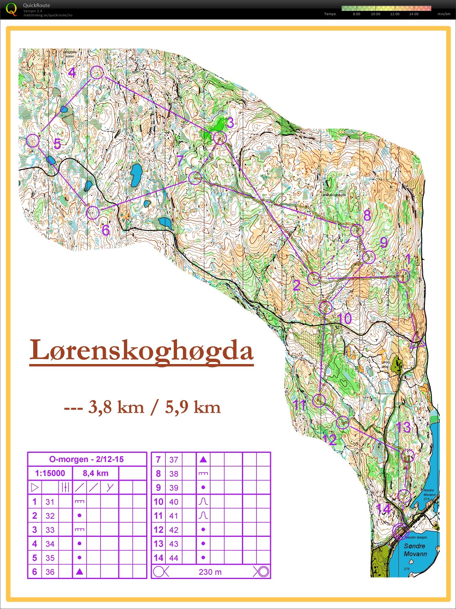 O-morgen Maridalsalpene (02.12.2015)