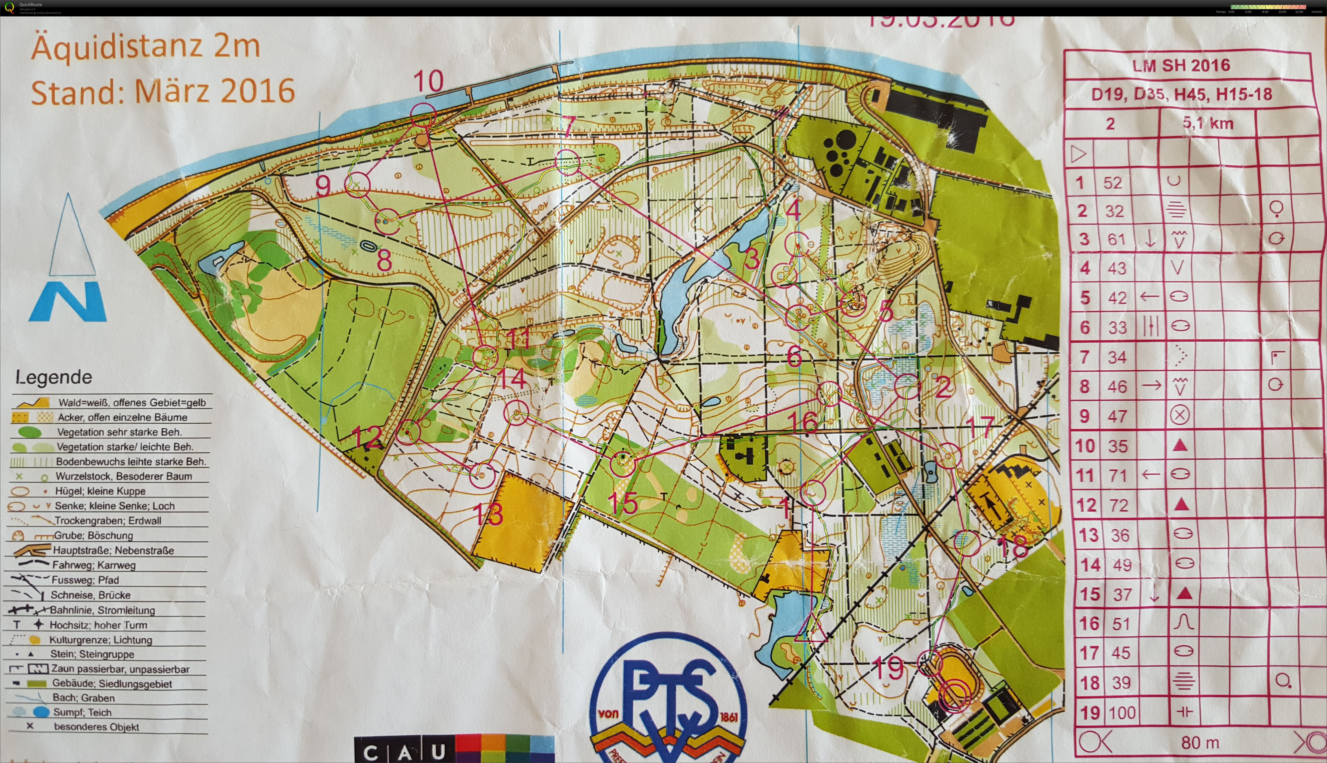 O-trening Projensdorf (26-03-2016)