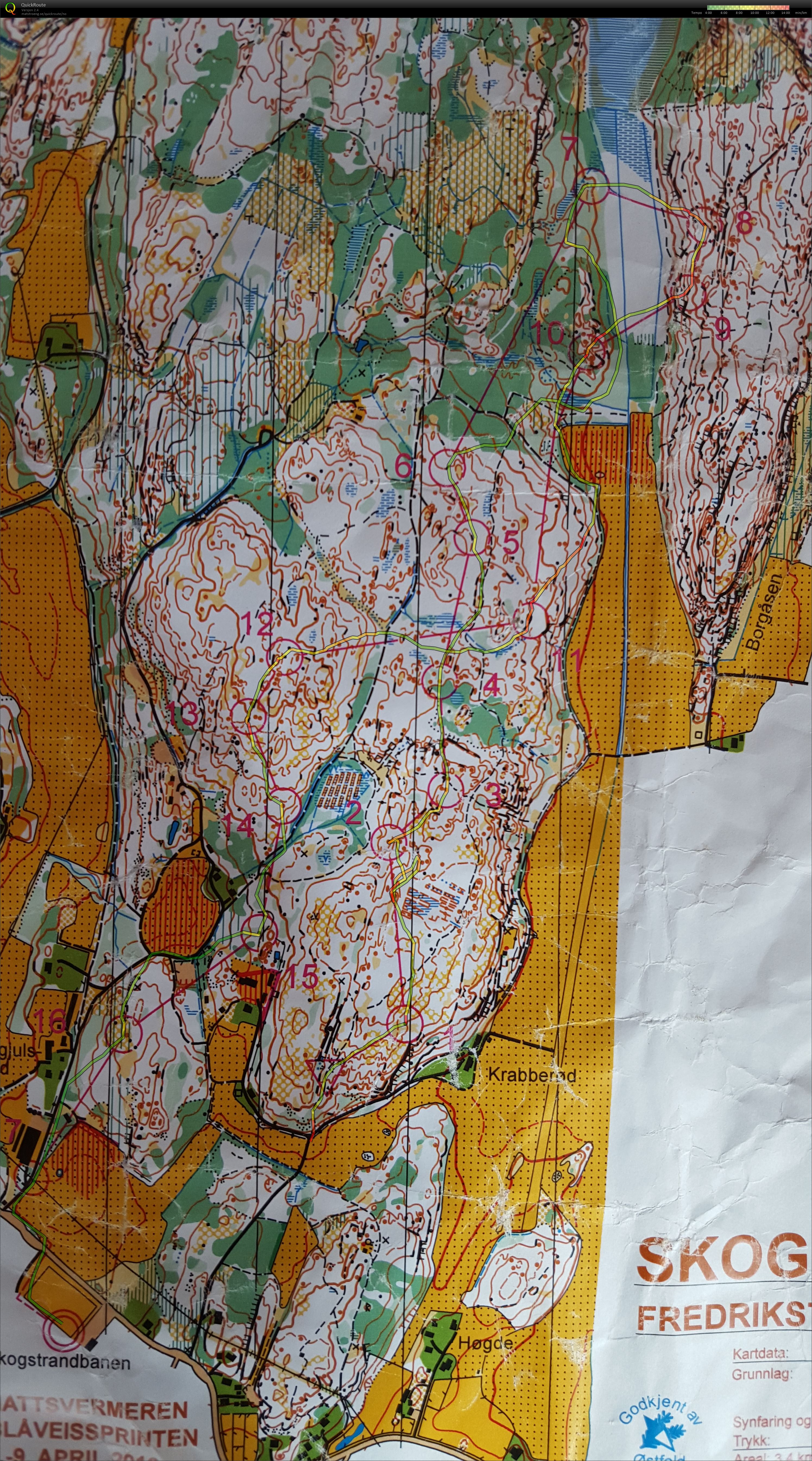 Blåveissprinten (09-04-2016)