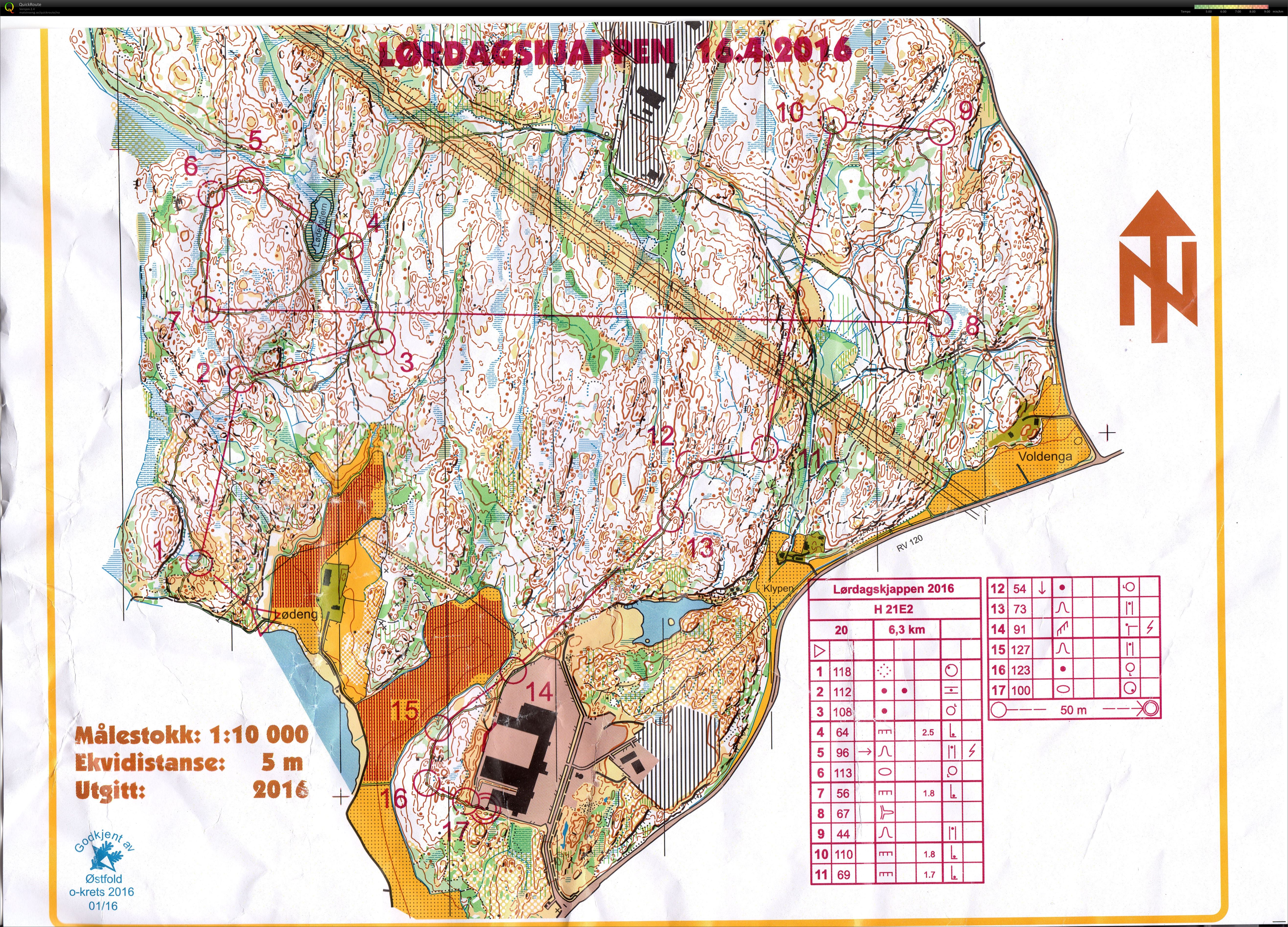 Lørdagskjappen 2016 E2 (16.04.2016)