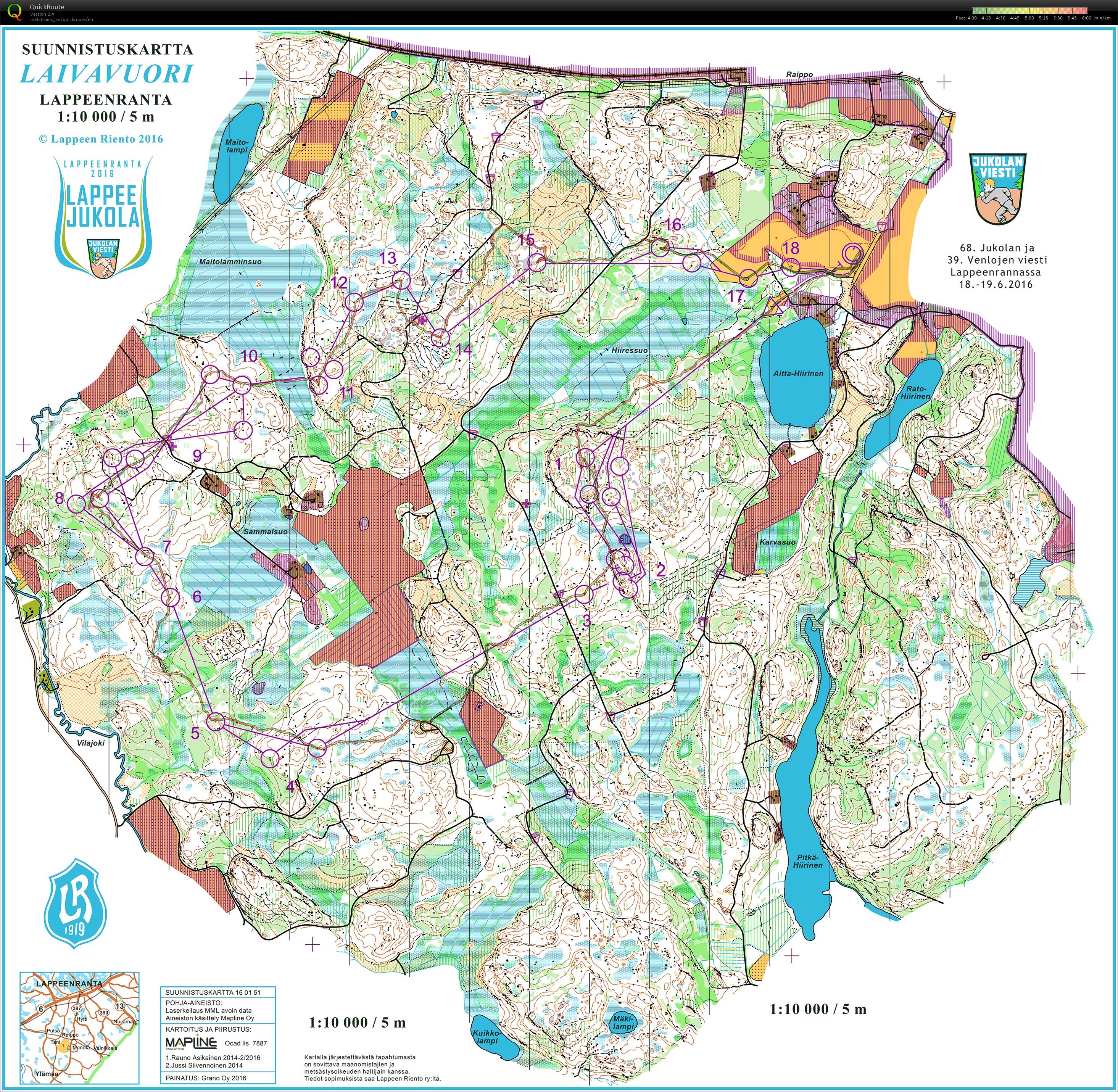 Jukola 5. etappe (2016-06-19)
