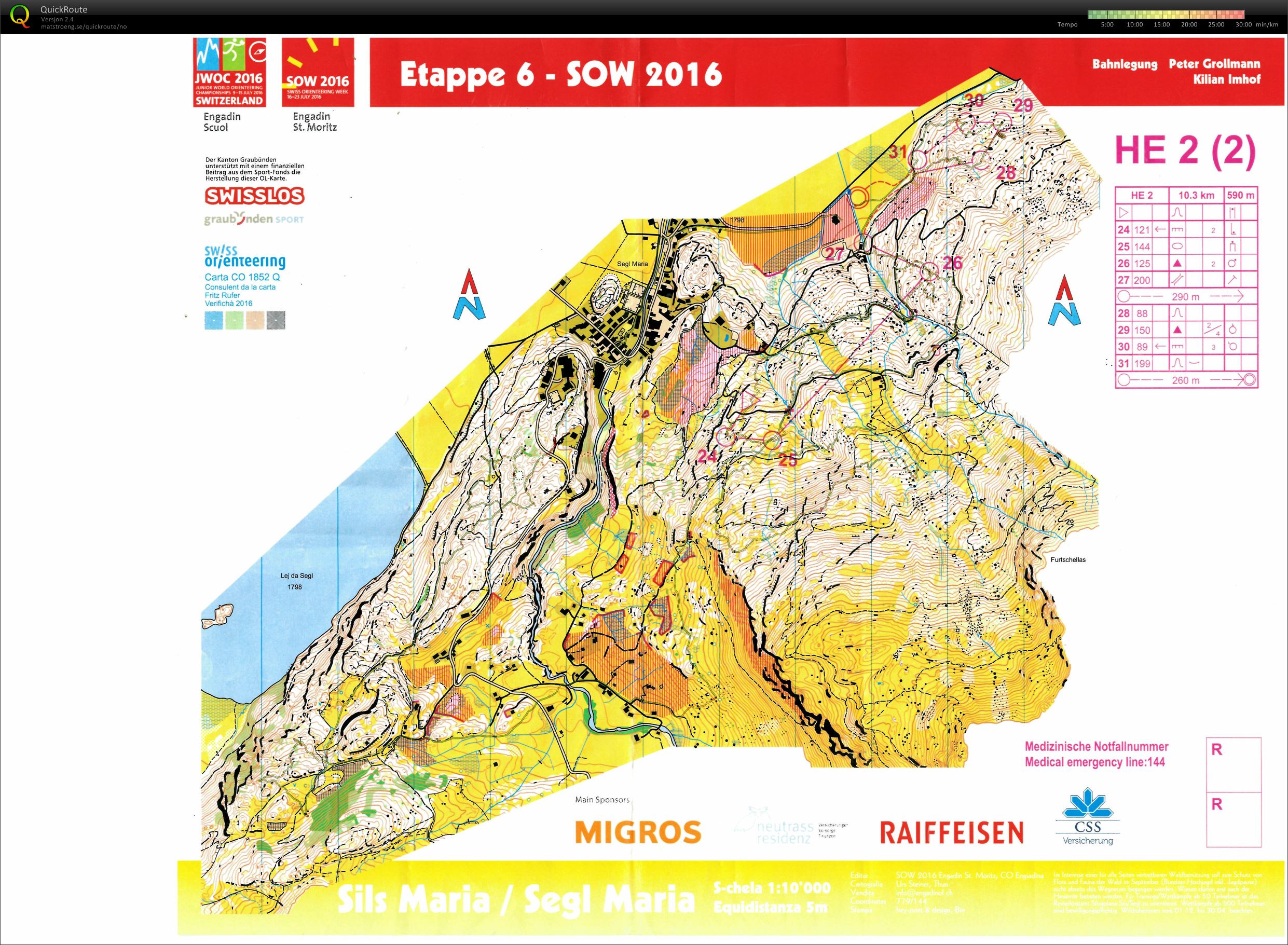 Swiss o-week etappe 6 del 2 (23.07.2016)