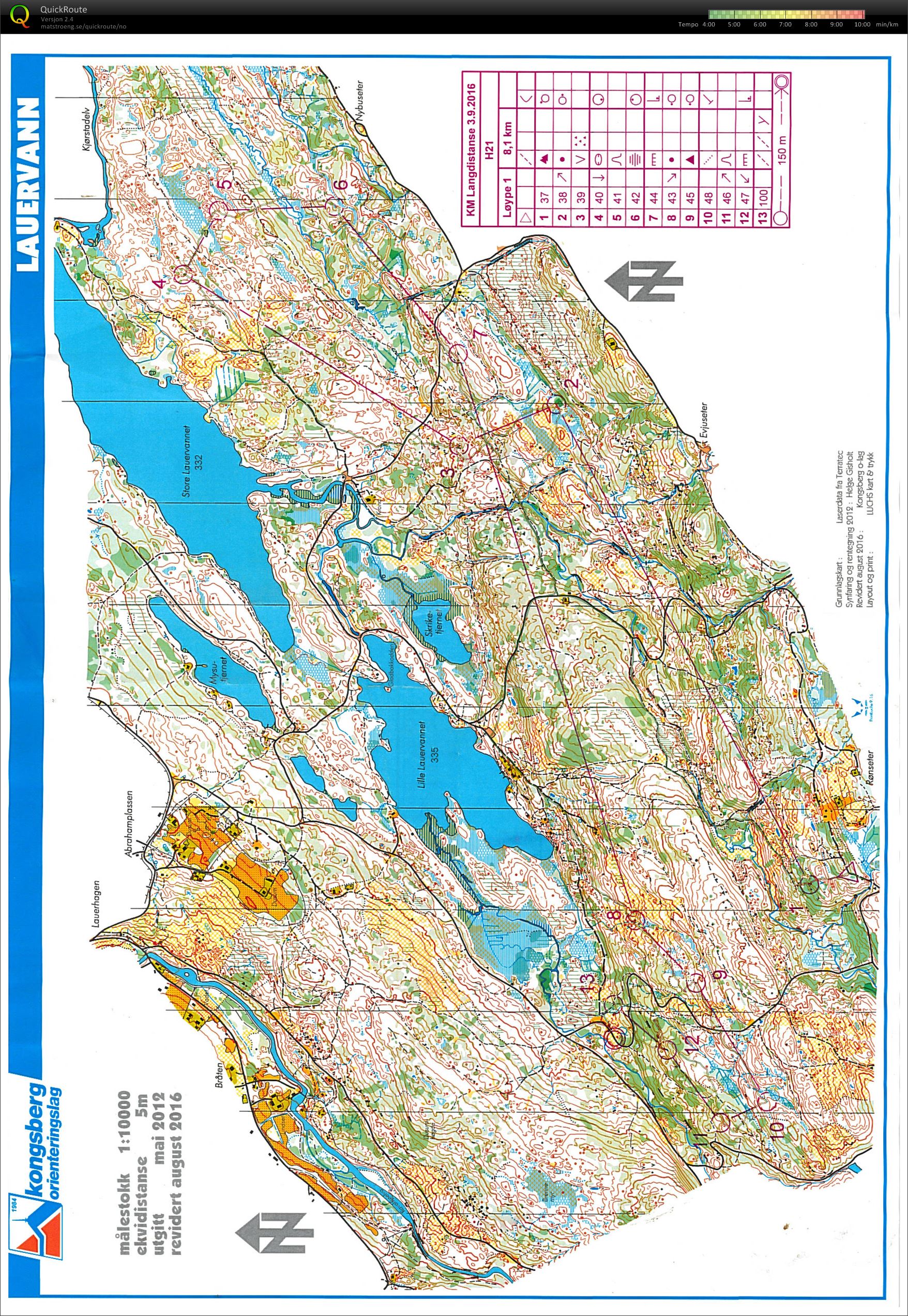 KM lang, Buskerud. H21 (03.09.2016)
