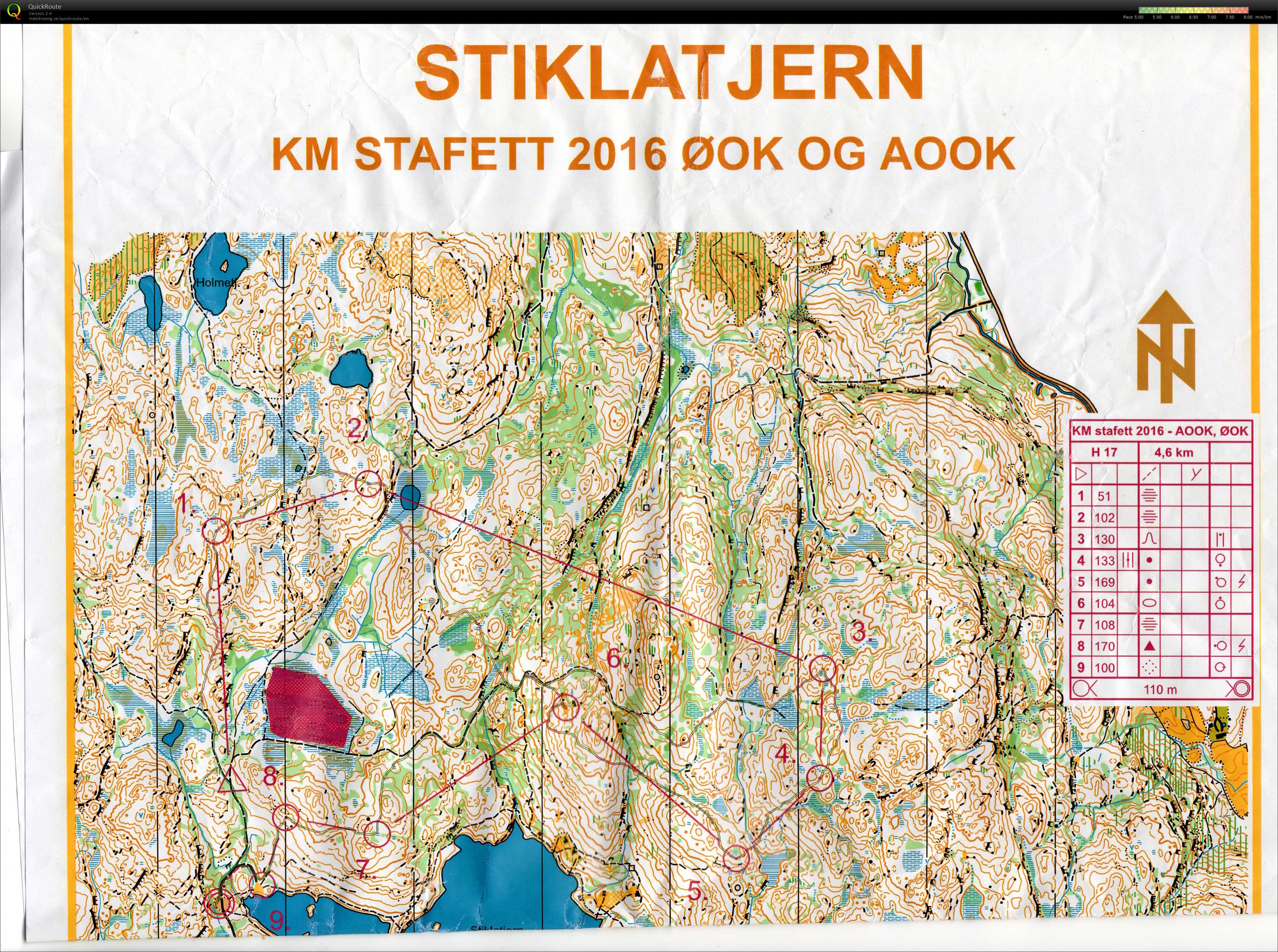 KM stafett (18.09.2016)