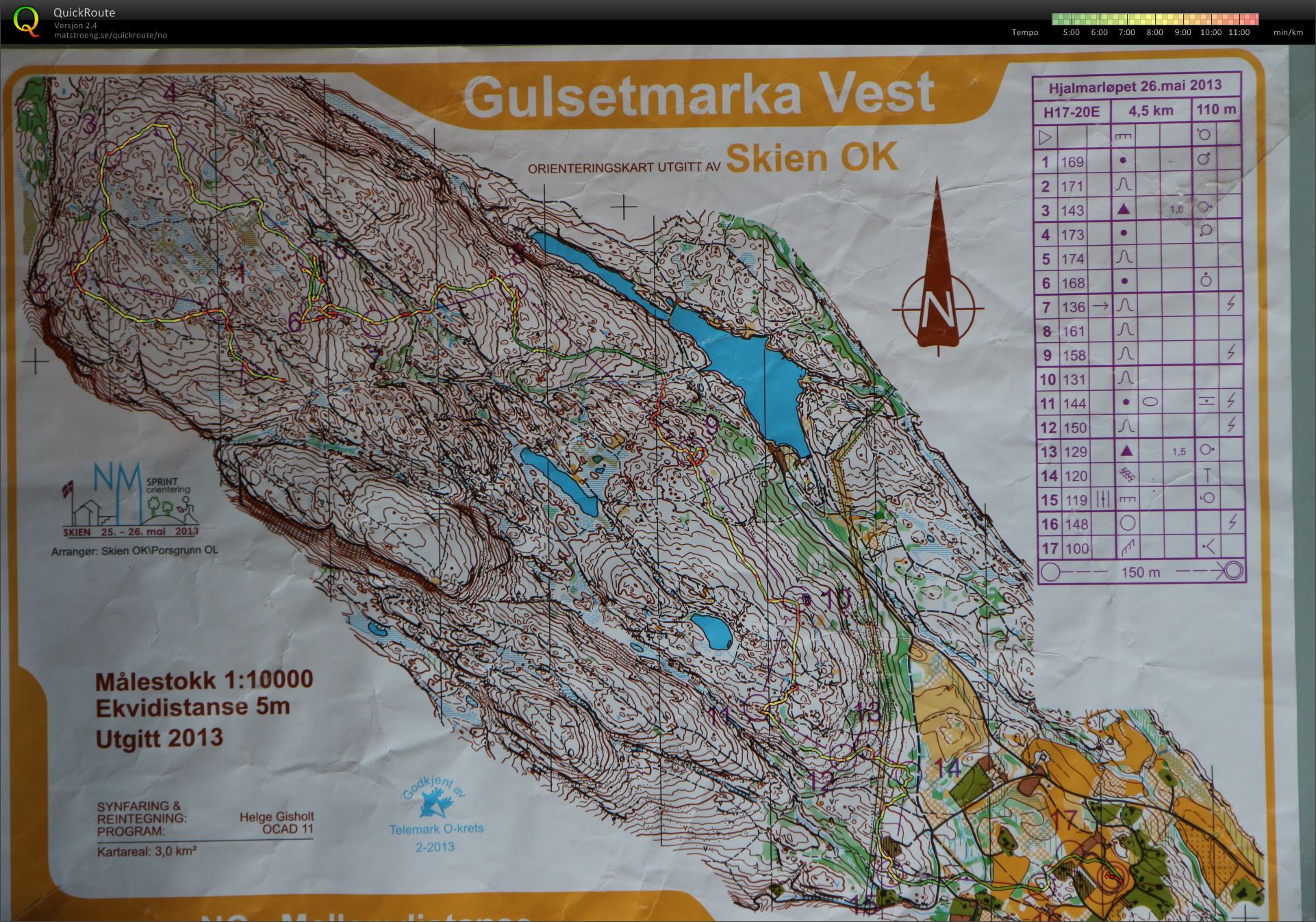 Mellomdistanse Skien (26.05.2013)