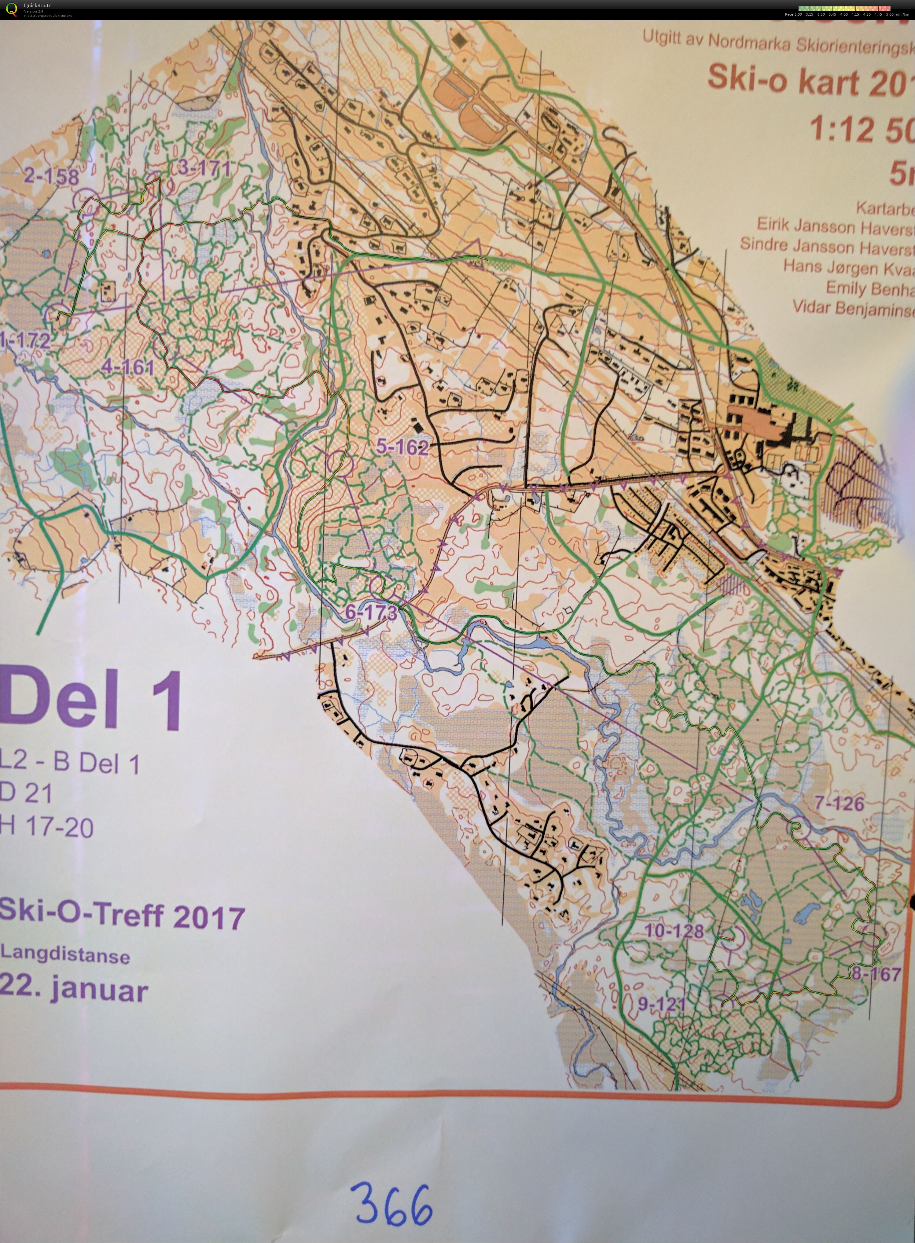 Ski-o Skei jaktstart del 1 (22.01.2017)