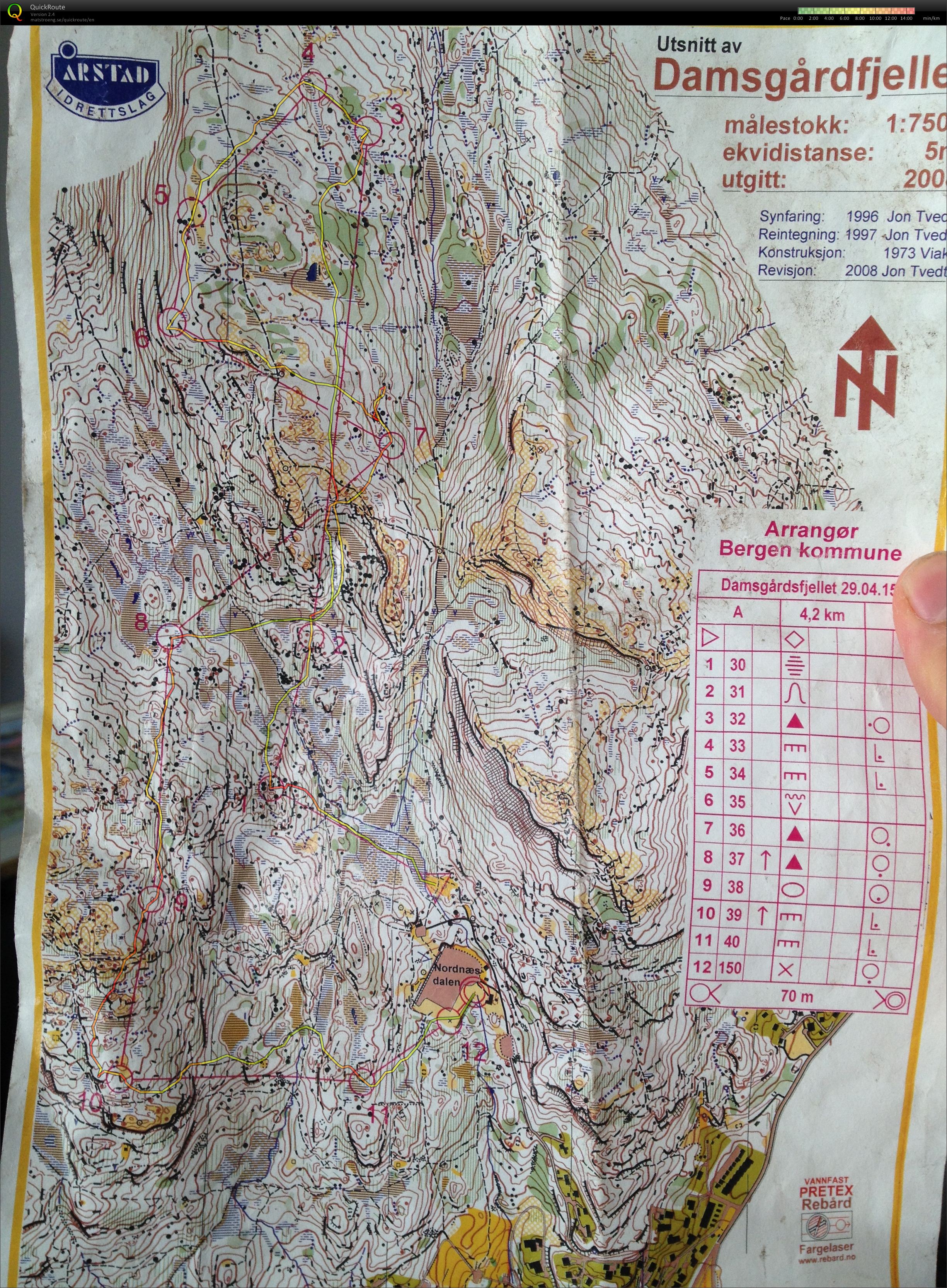 Bedriftslop Damsgardfjellet (29.04.2015)