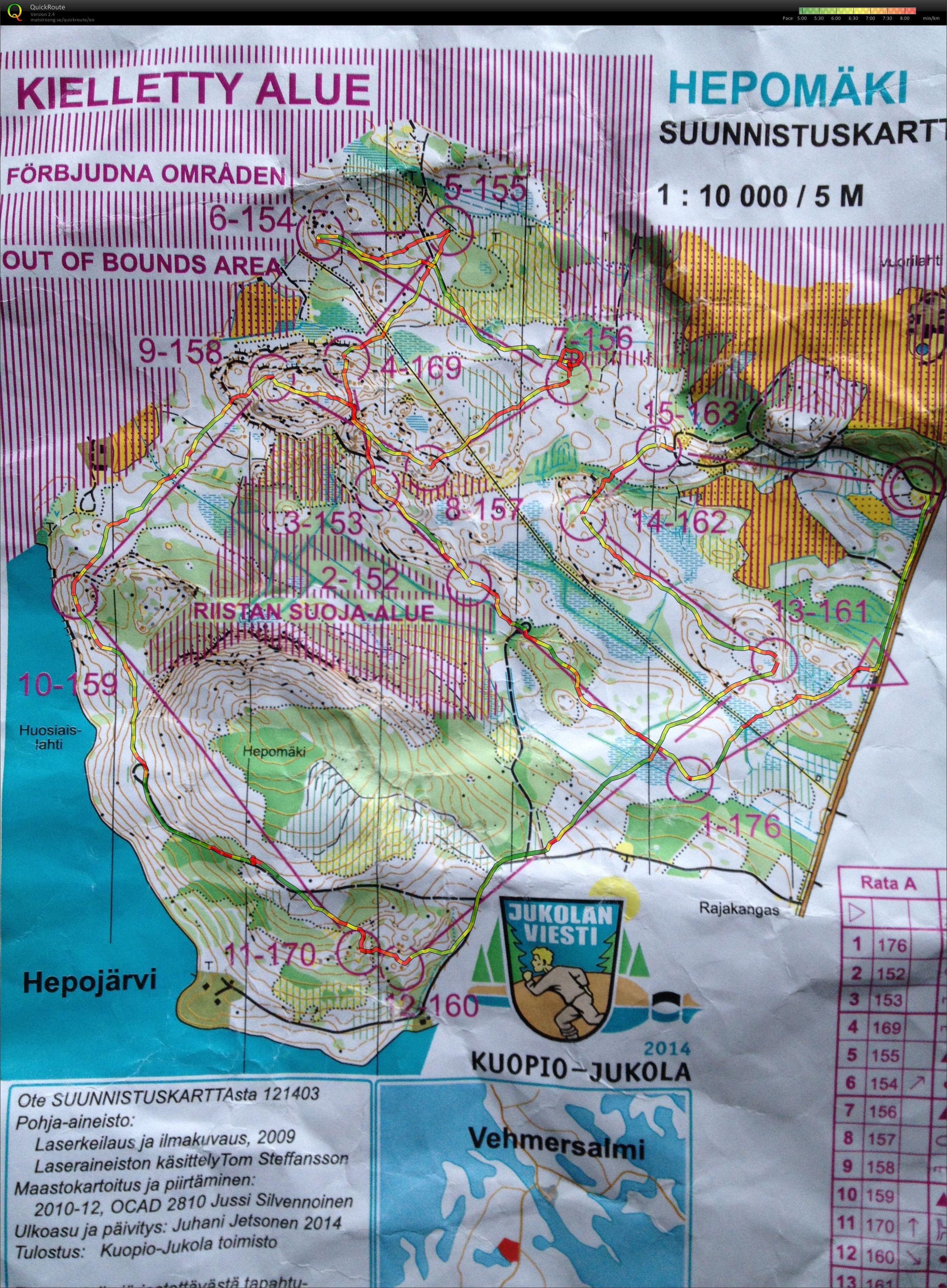 Jukola trening .1 (12.06.2014)
