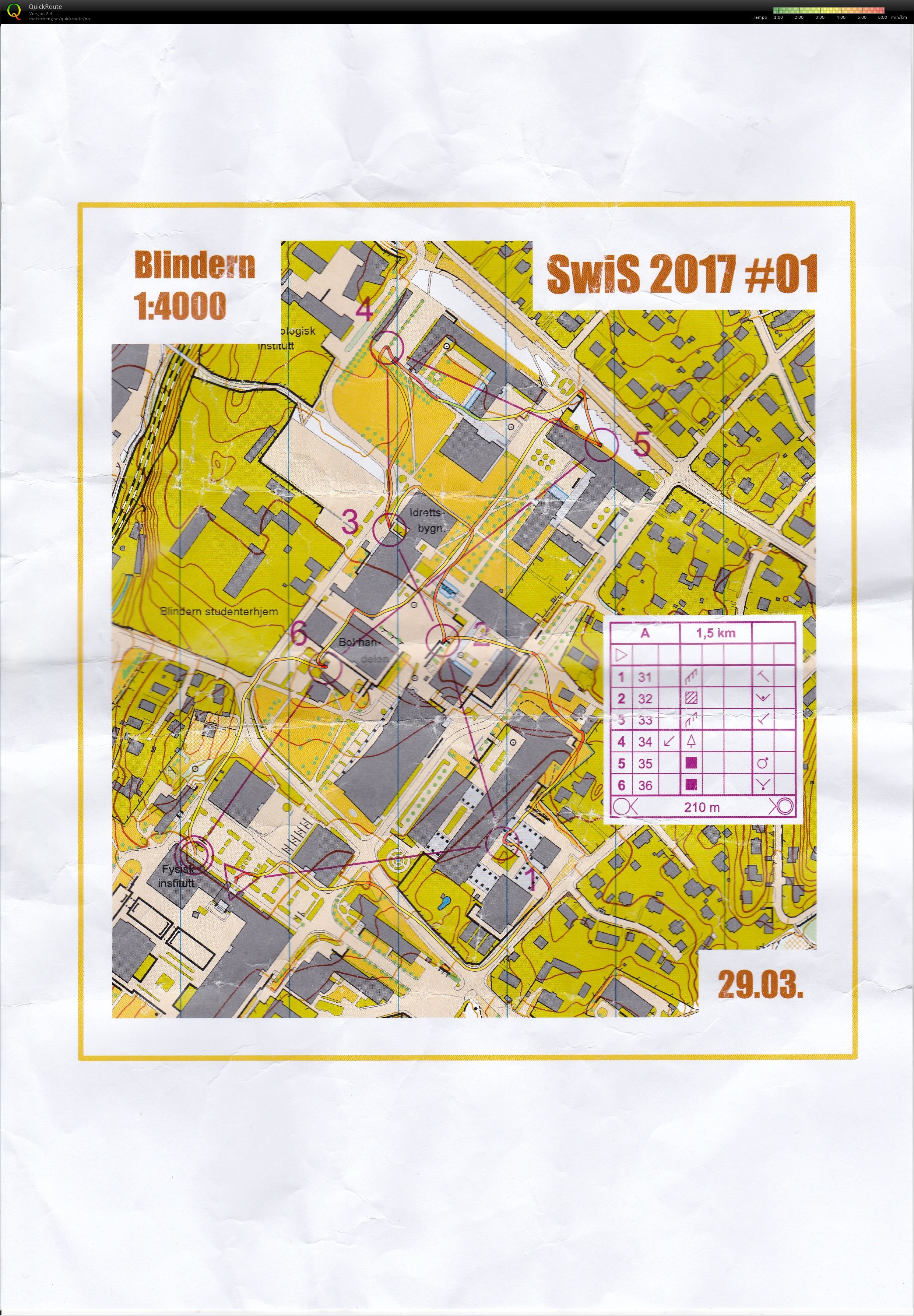 Swis - sprint-intervall A (29.03.2017)