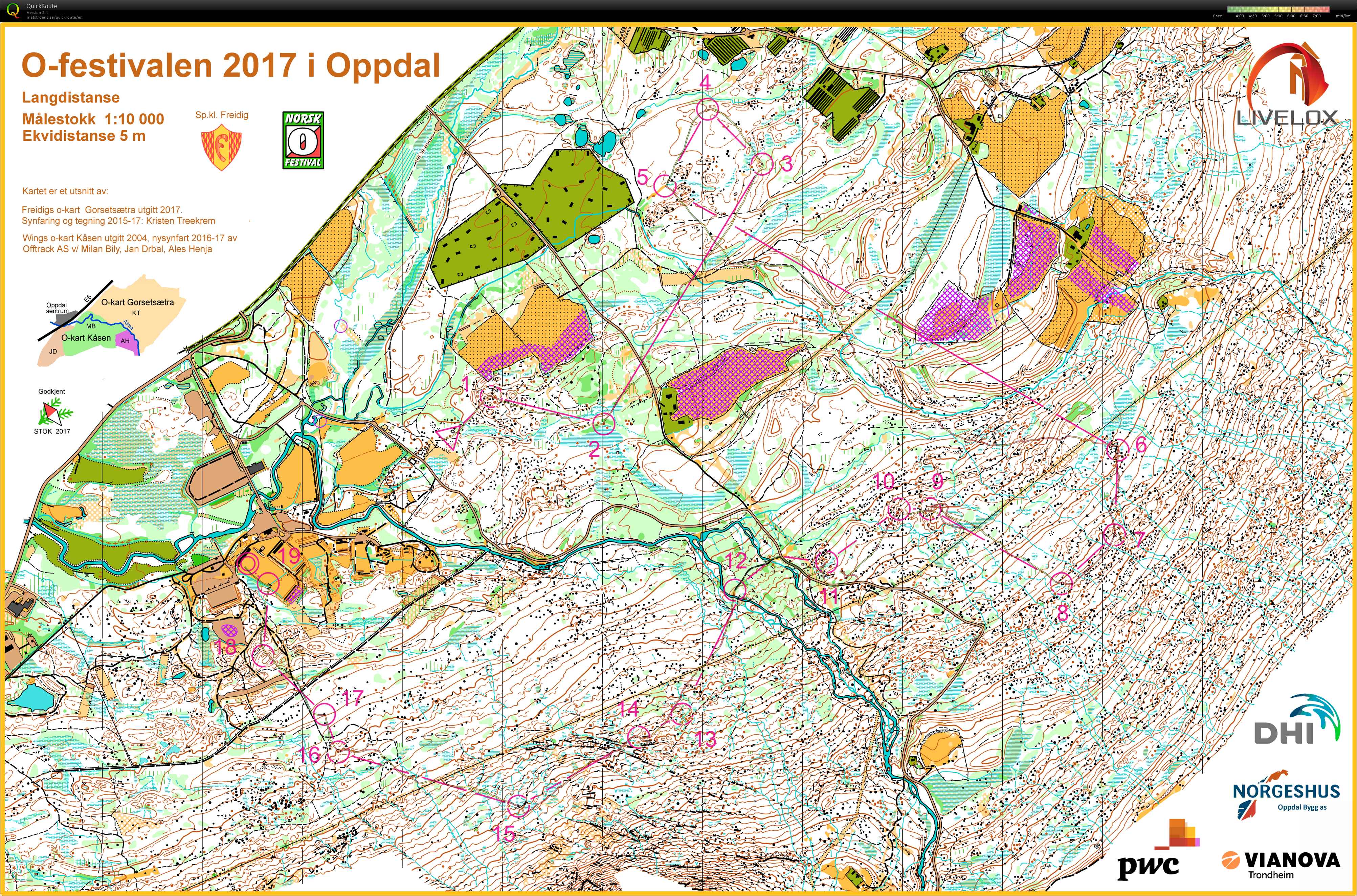 O-festivalen Oppdal Landistanse (24.06.2017)