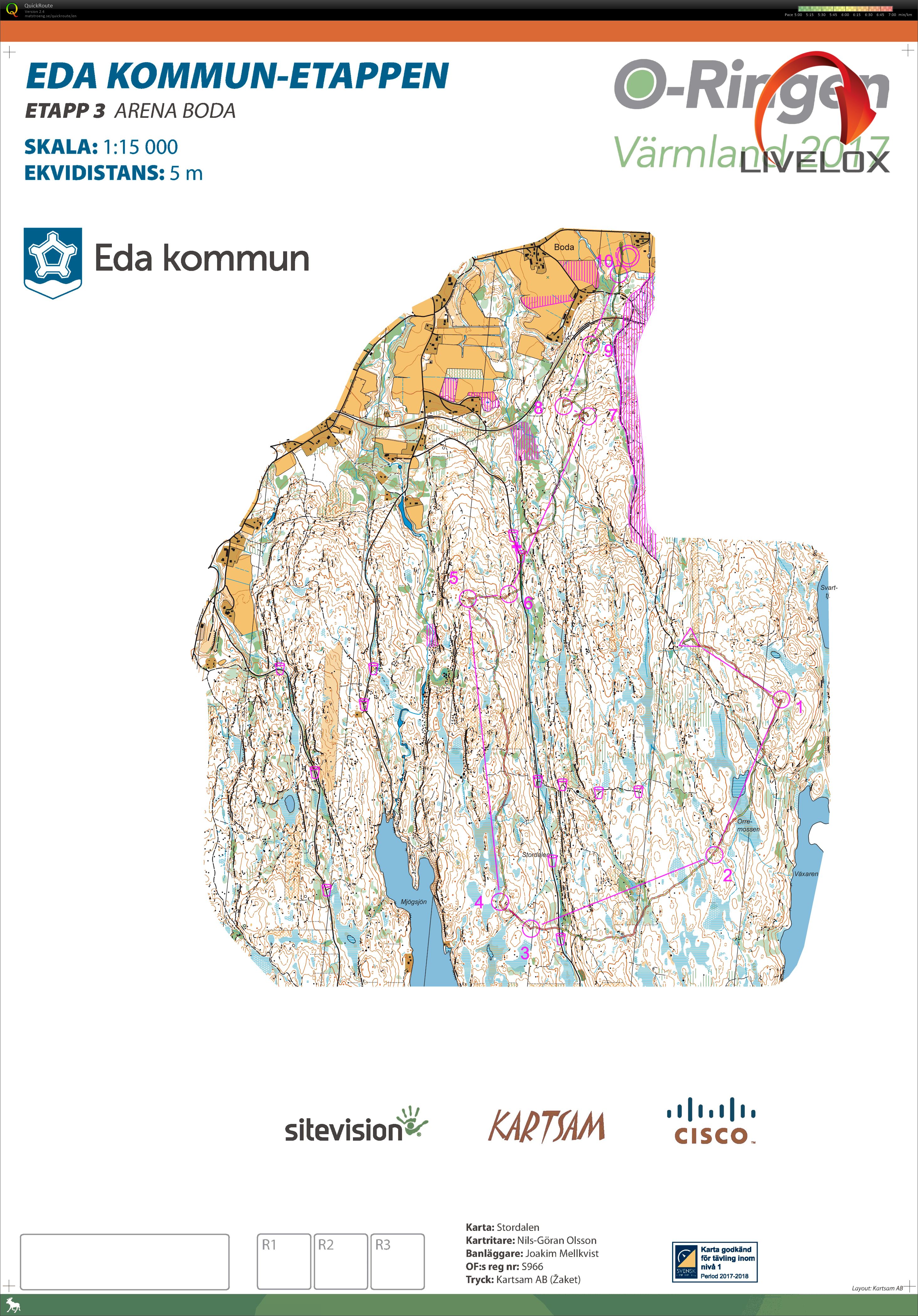 O-ringen etappe 3 (26.07.2017)