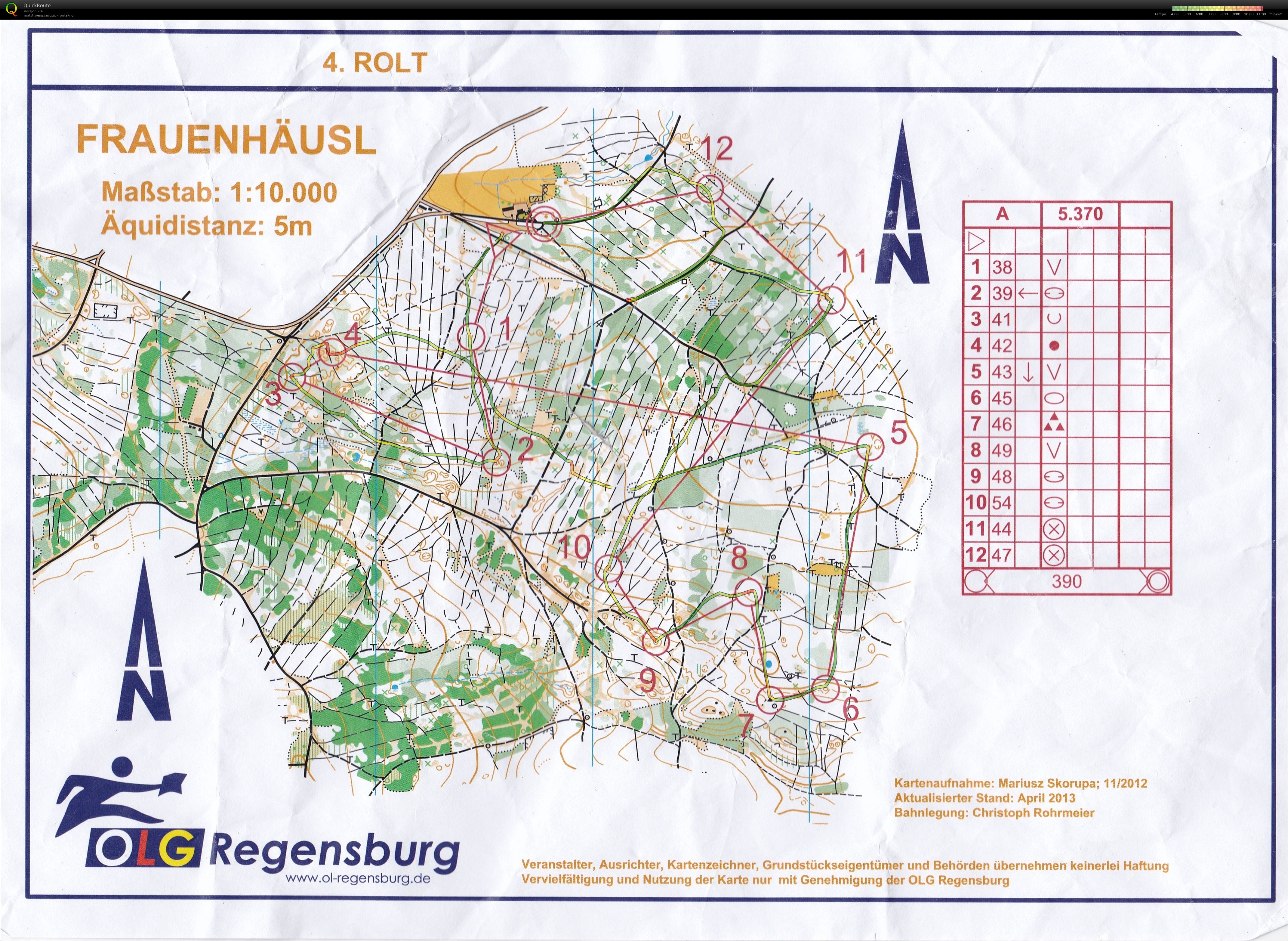 Regensburg OL Tour (01.10.2017)