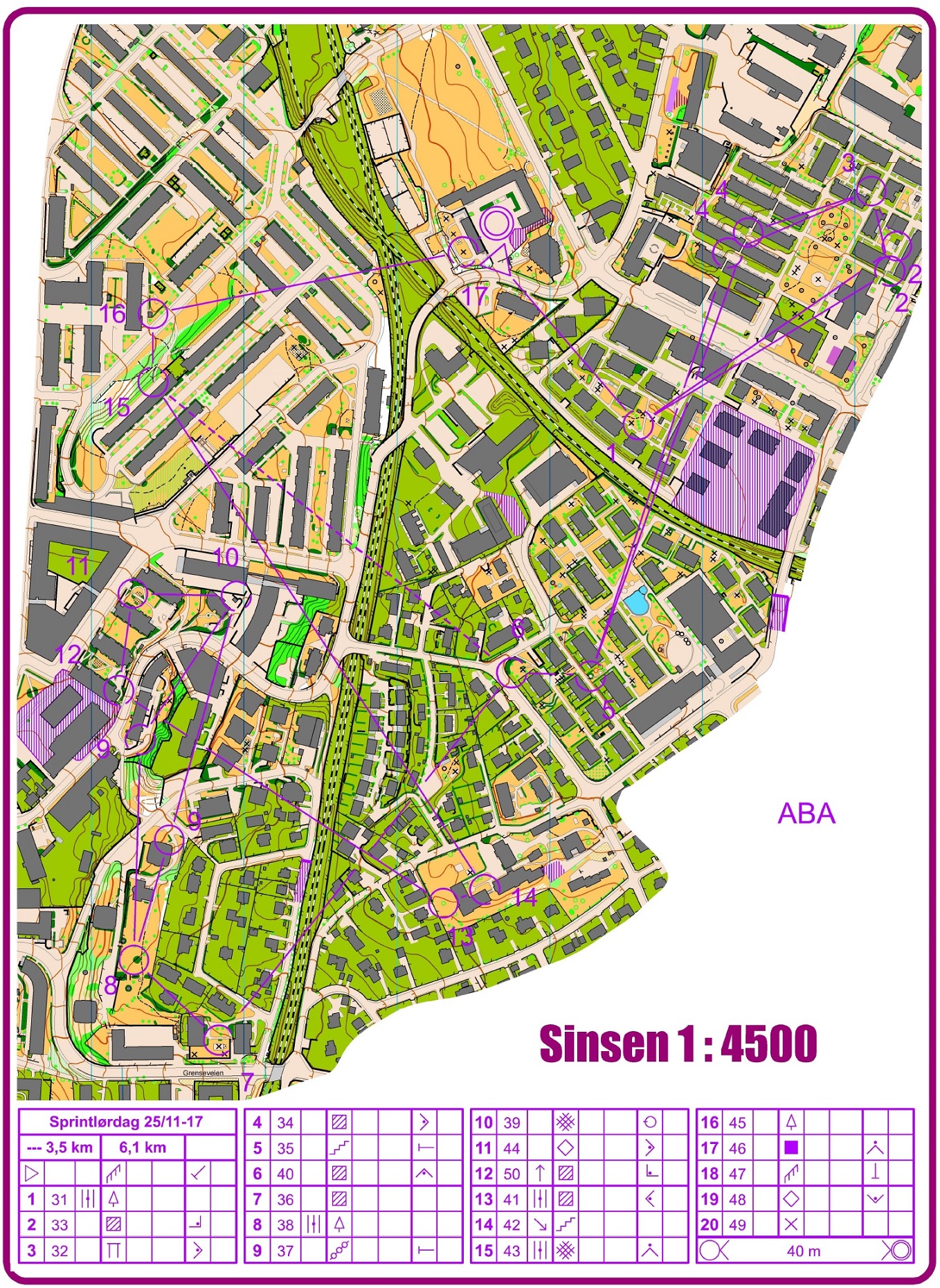 Lørdagssprint (25.11.2017)