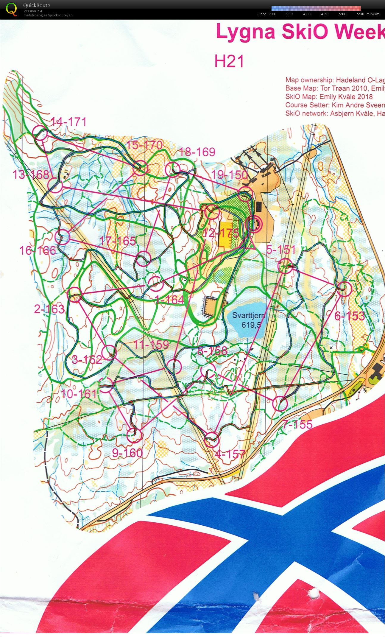 Ski-O Lygna Mellom (20.01.2018)