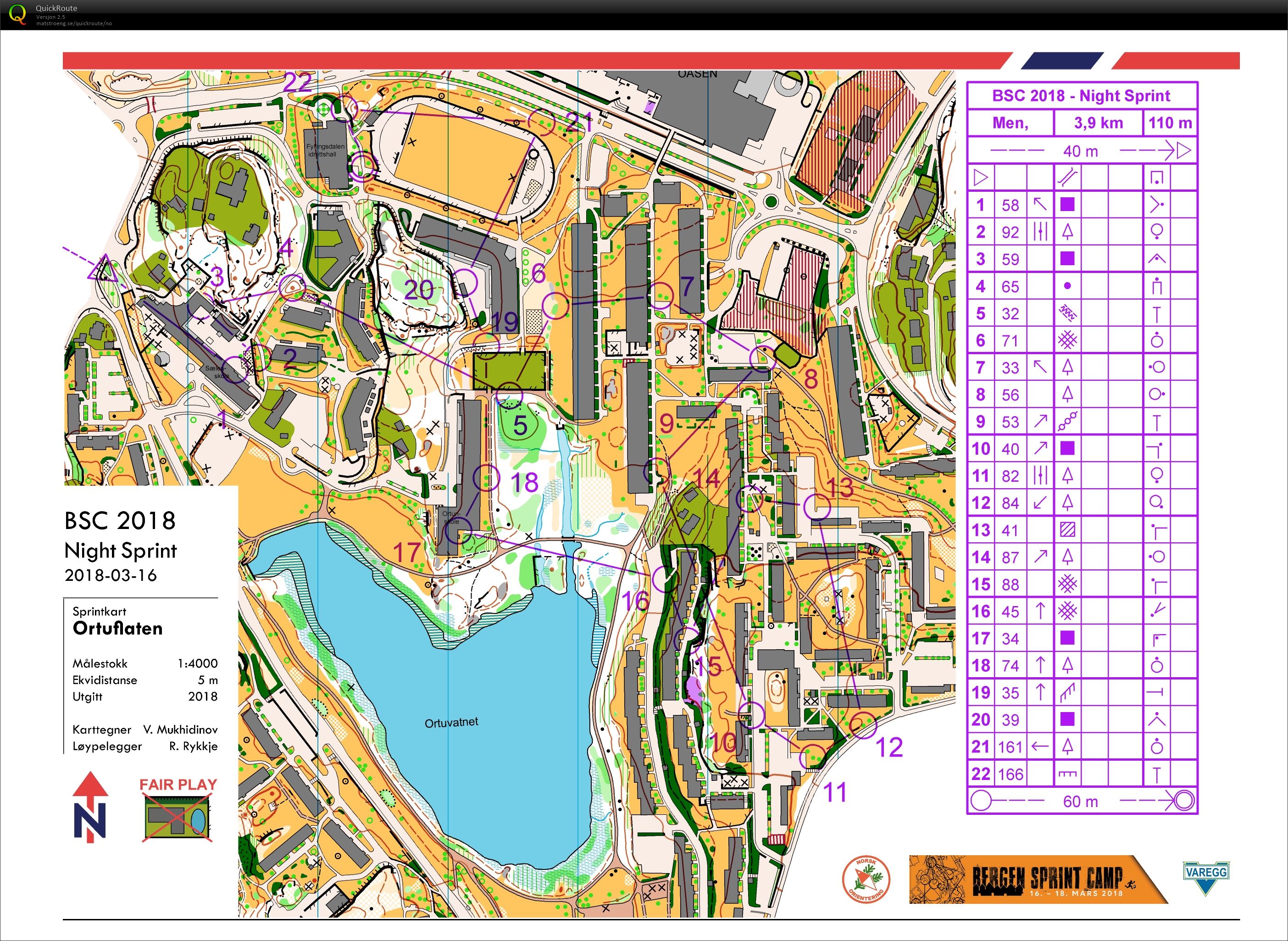 BSC nattsprint (16.03.2018)