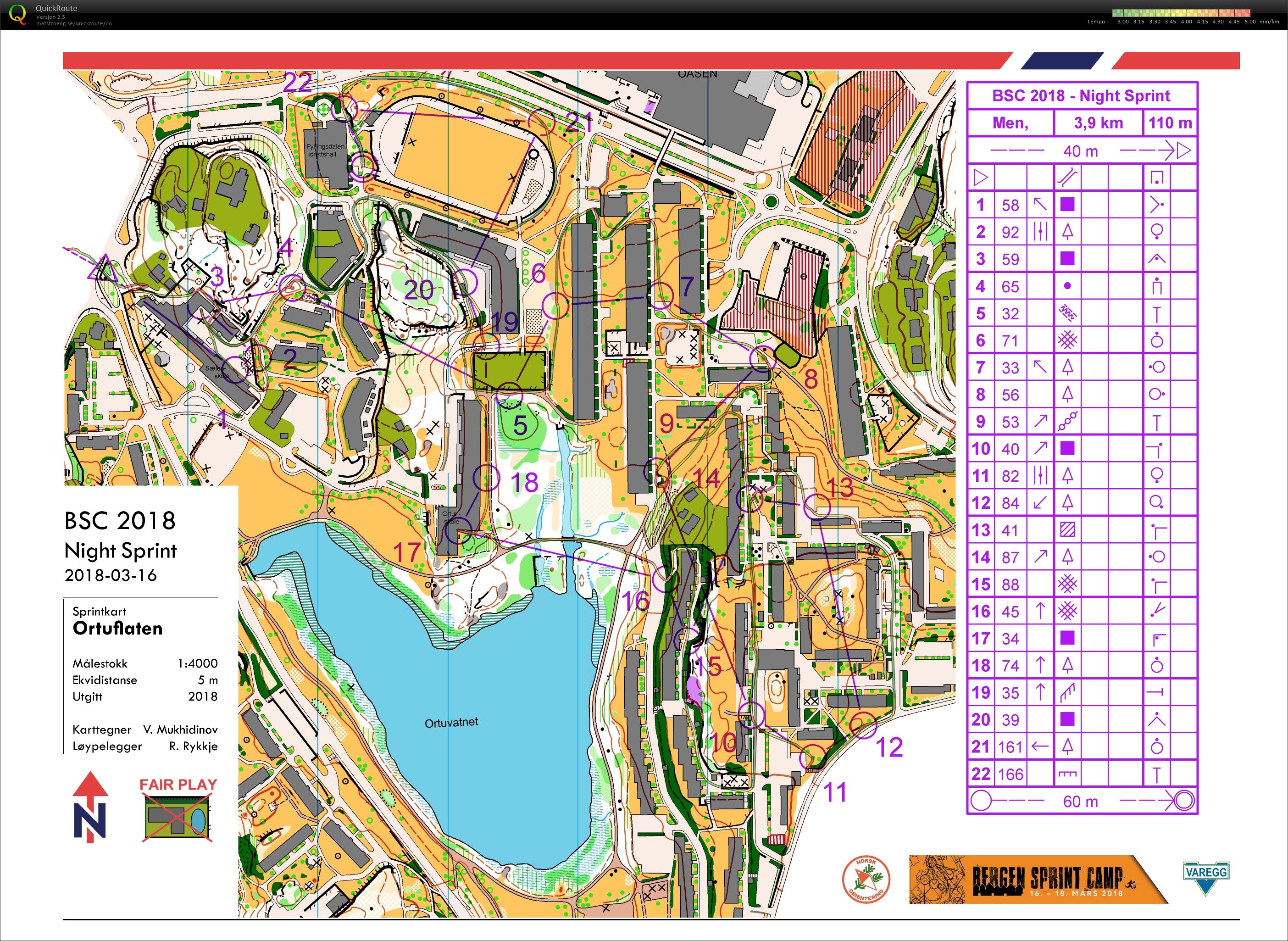 BSC nattsprint (16.03.2018)