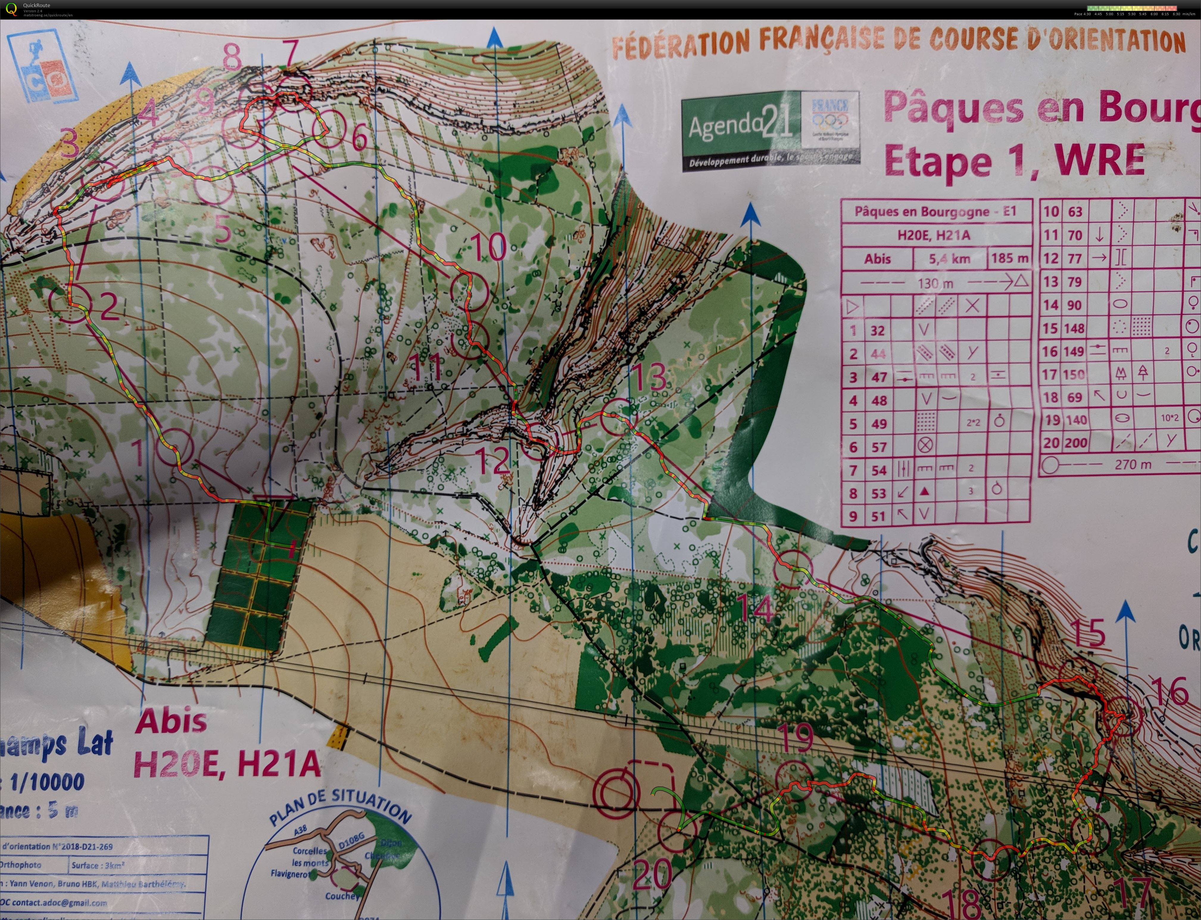 Pâques en Bourgogne etappe 1 (31.03.2018)