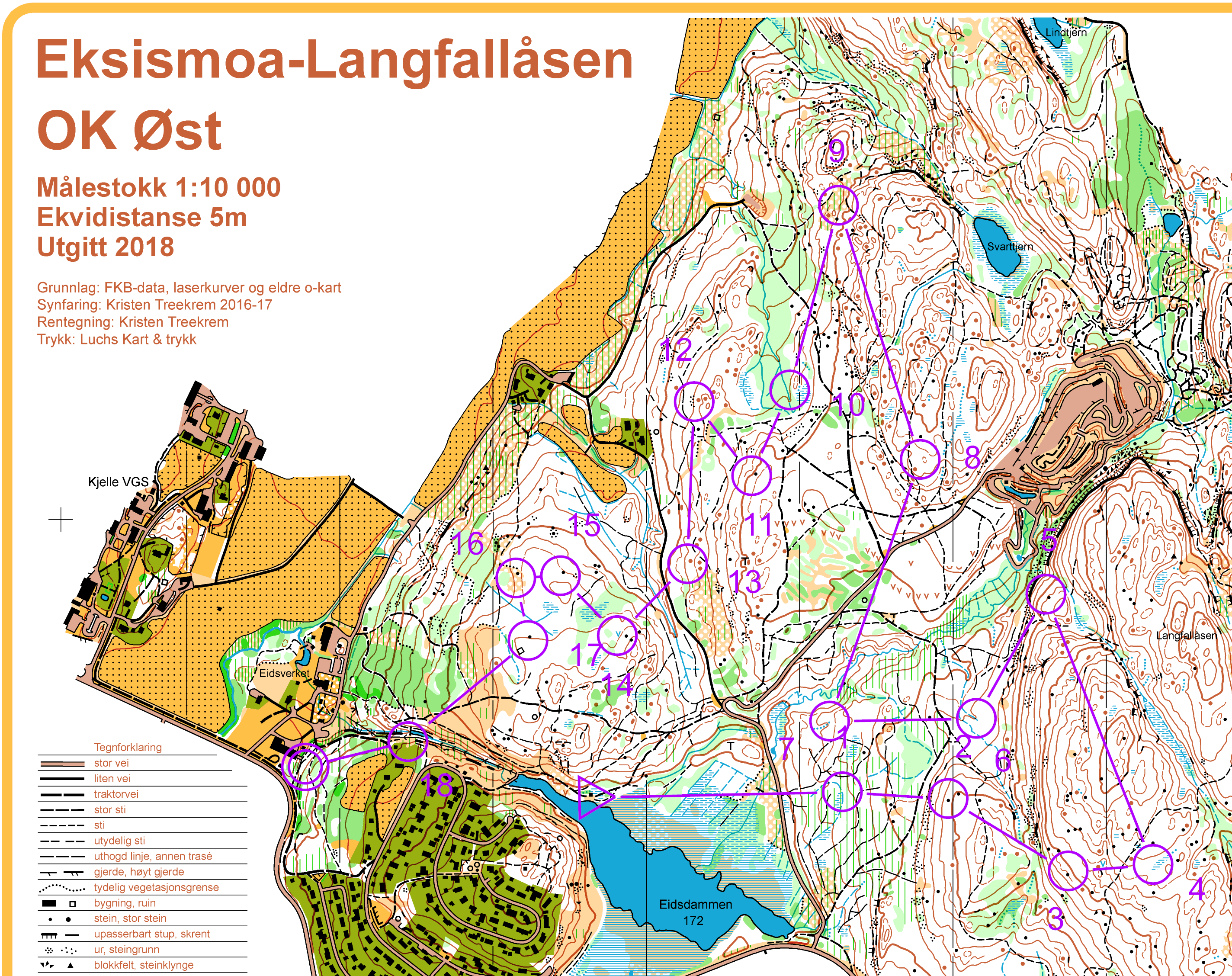 OK Øst Mellomdistanse (14-05-2018)