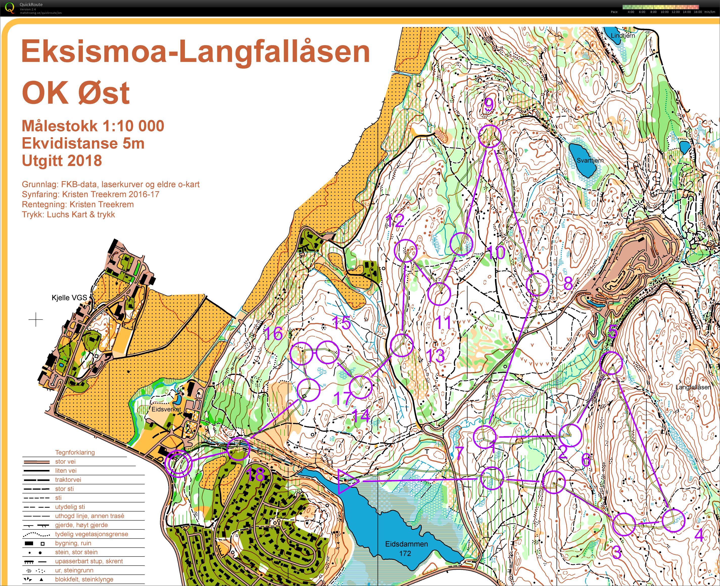 OK Øst Mellomdistanse (14-05-2018)