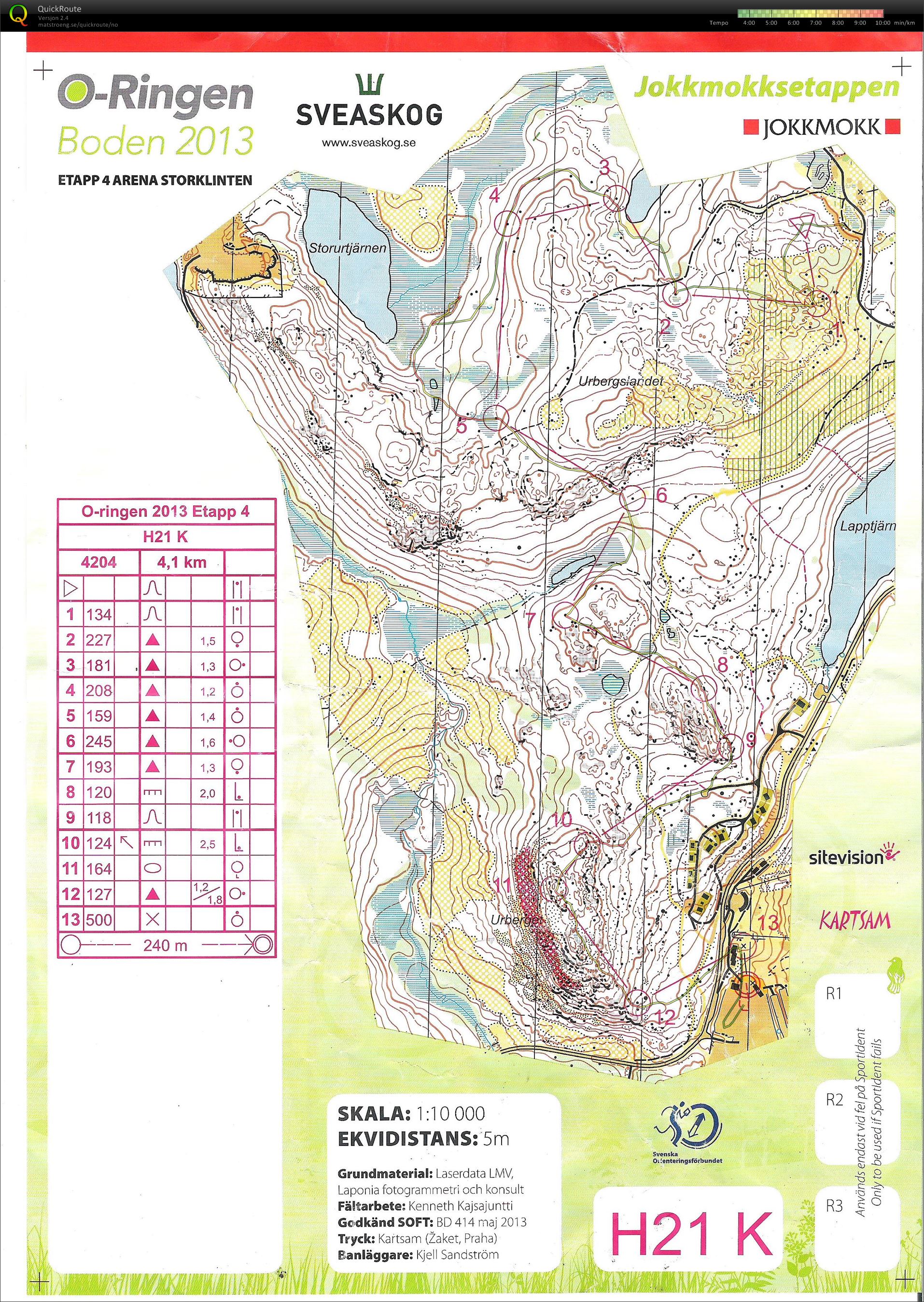 O-ringen etp 4 - H21 Kort (2013-07-25)