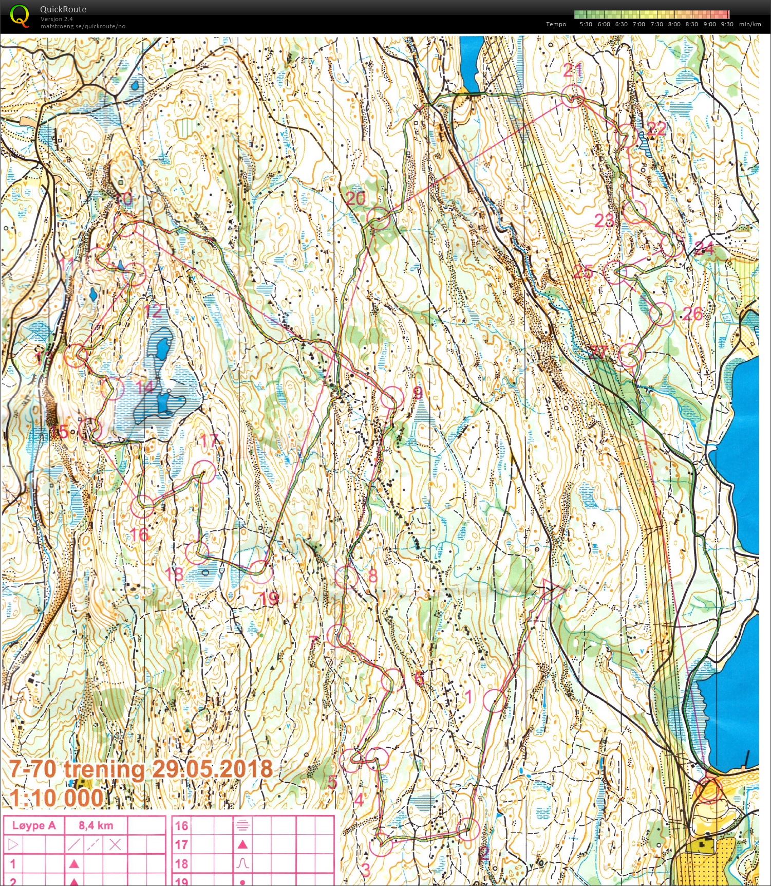 7-70 - løype og postplukk (29-05-2018)