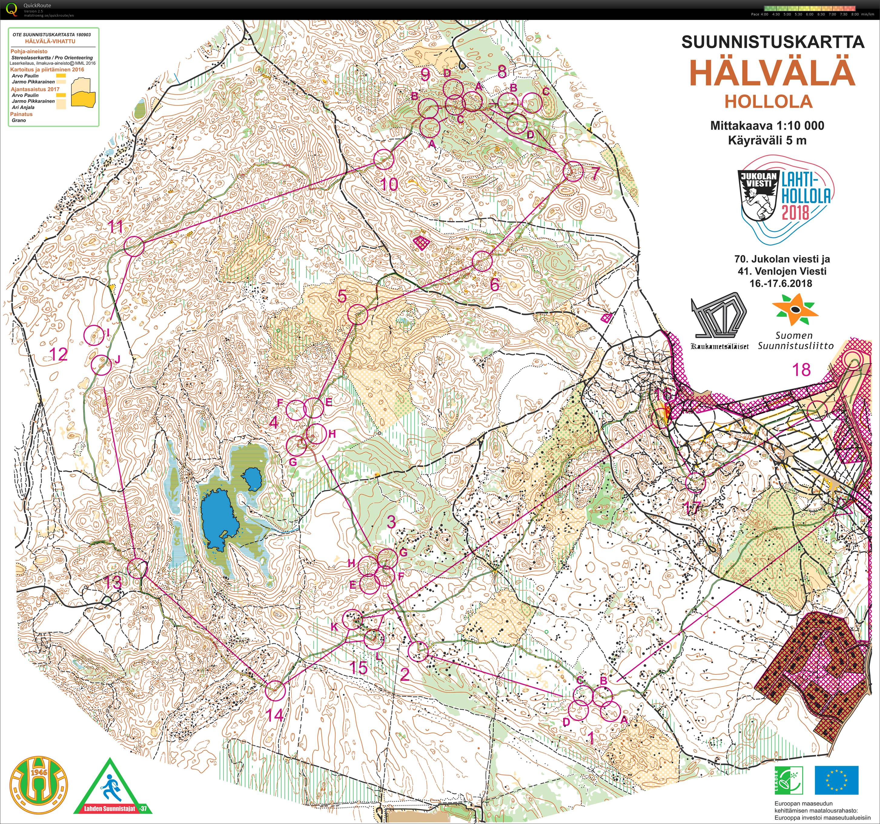 Jukola 6.etappe (17.06.2018)