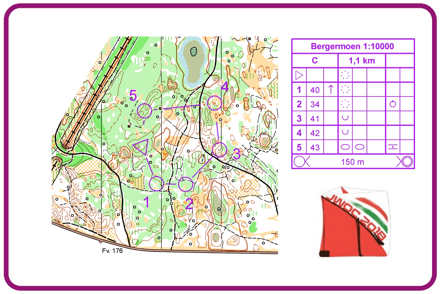 JWOC dagssamling økt 2: Løype C (2018-06-19)