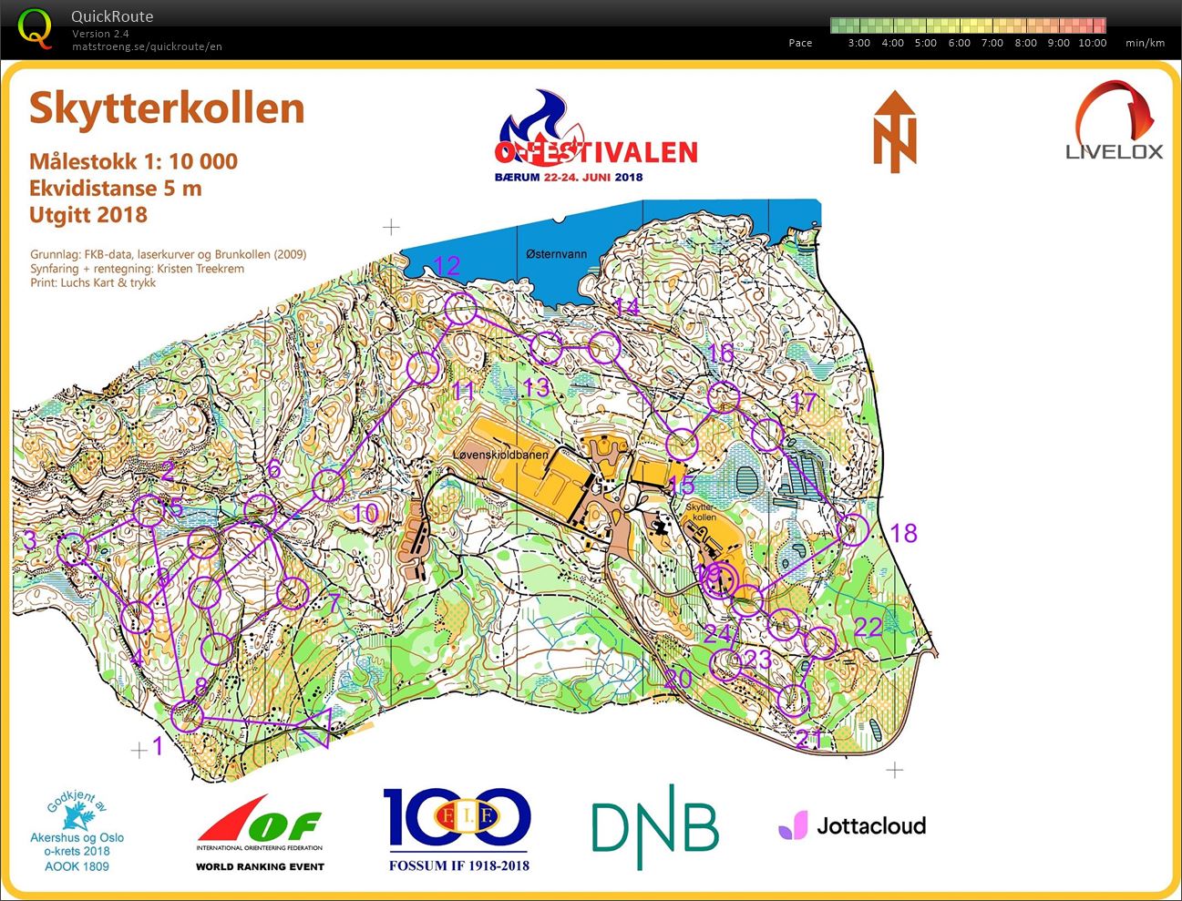 O-festivalen mellom  (24-06-2018)