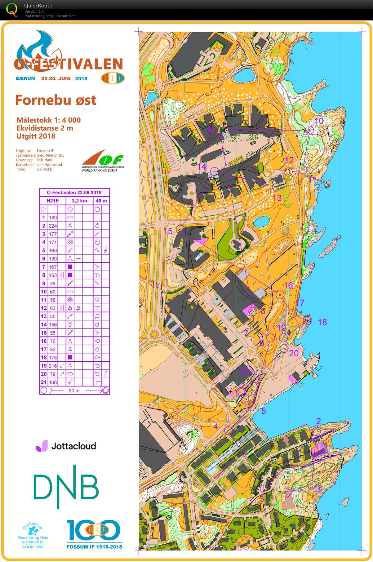 O-festivalen sprint (22.06.2018)