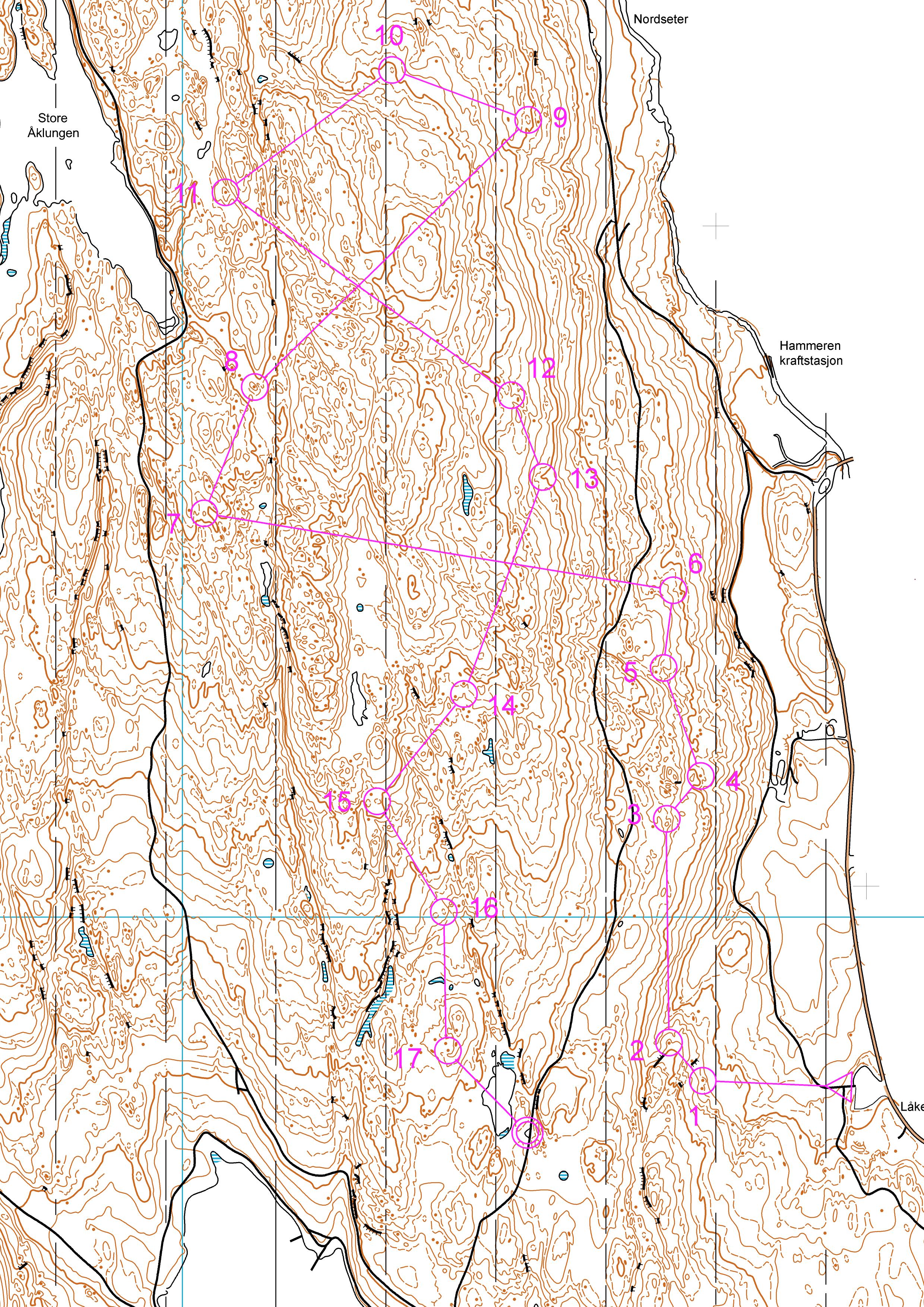 Kurveøkt fra Låkeberget (18-07-2018)