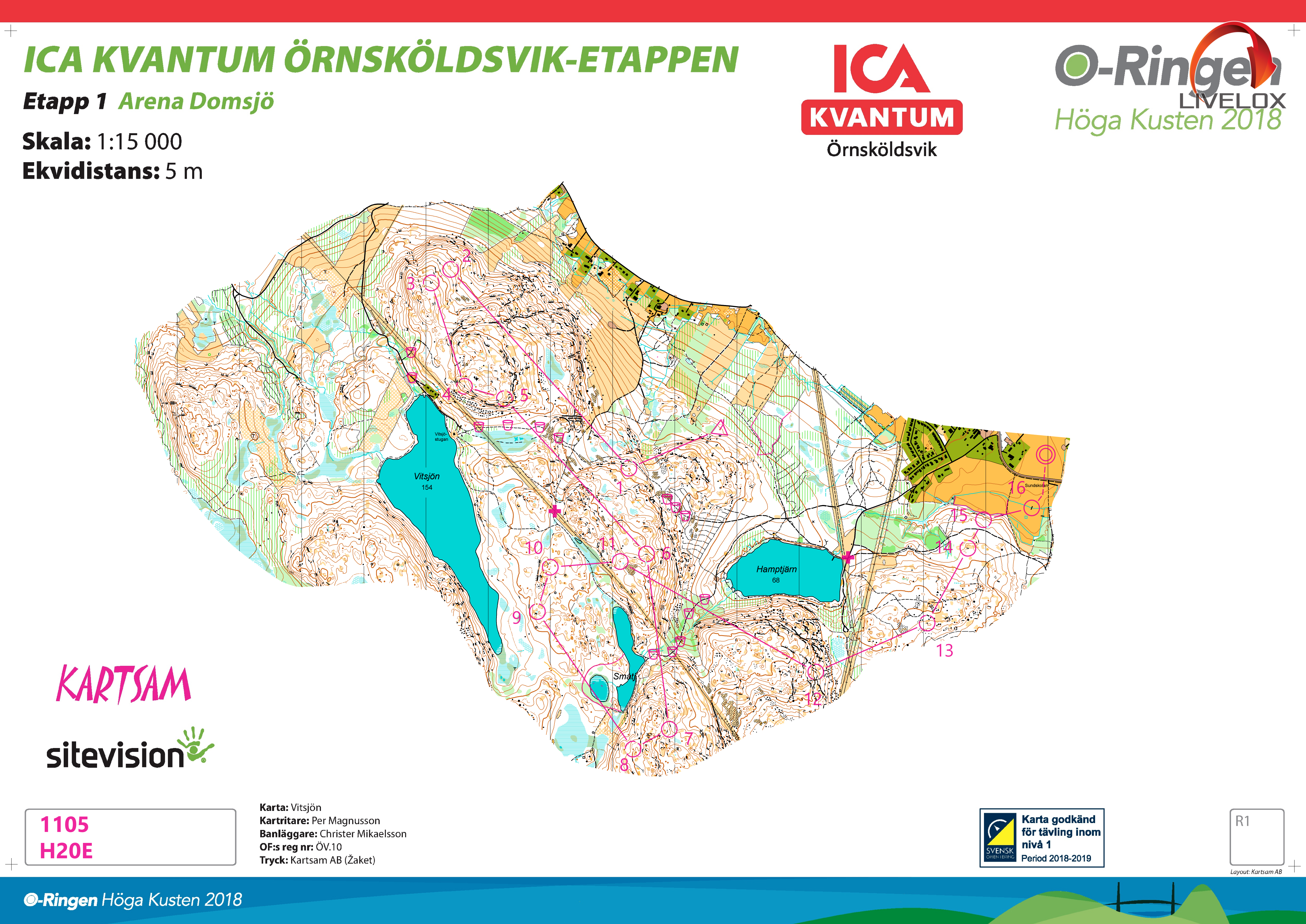 O-ringen etappe 1 (22.07.2018)