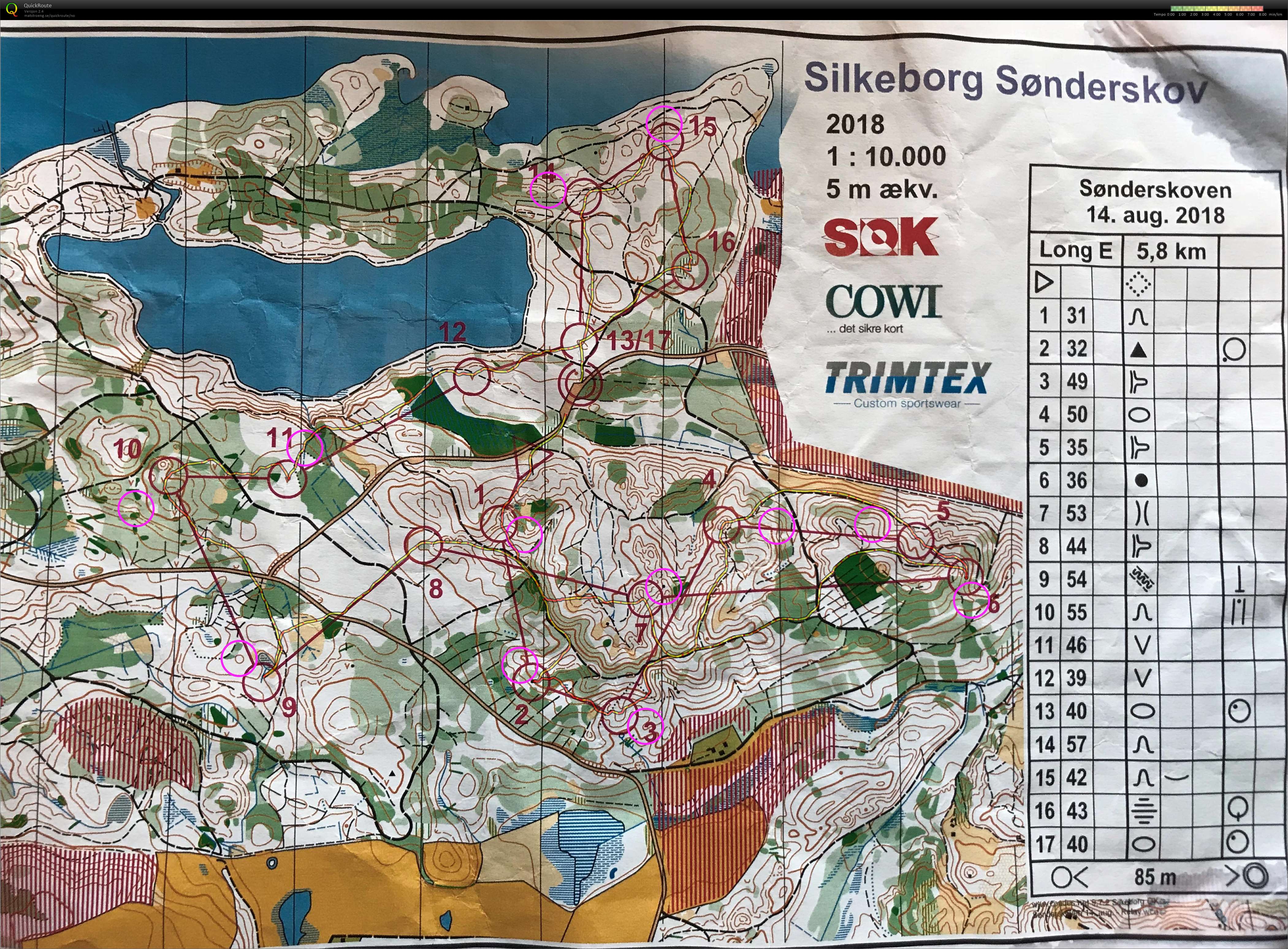Stafettøkt Sønderskoven (14.08.2018)