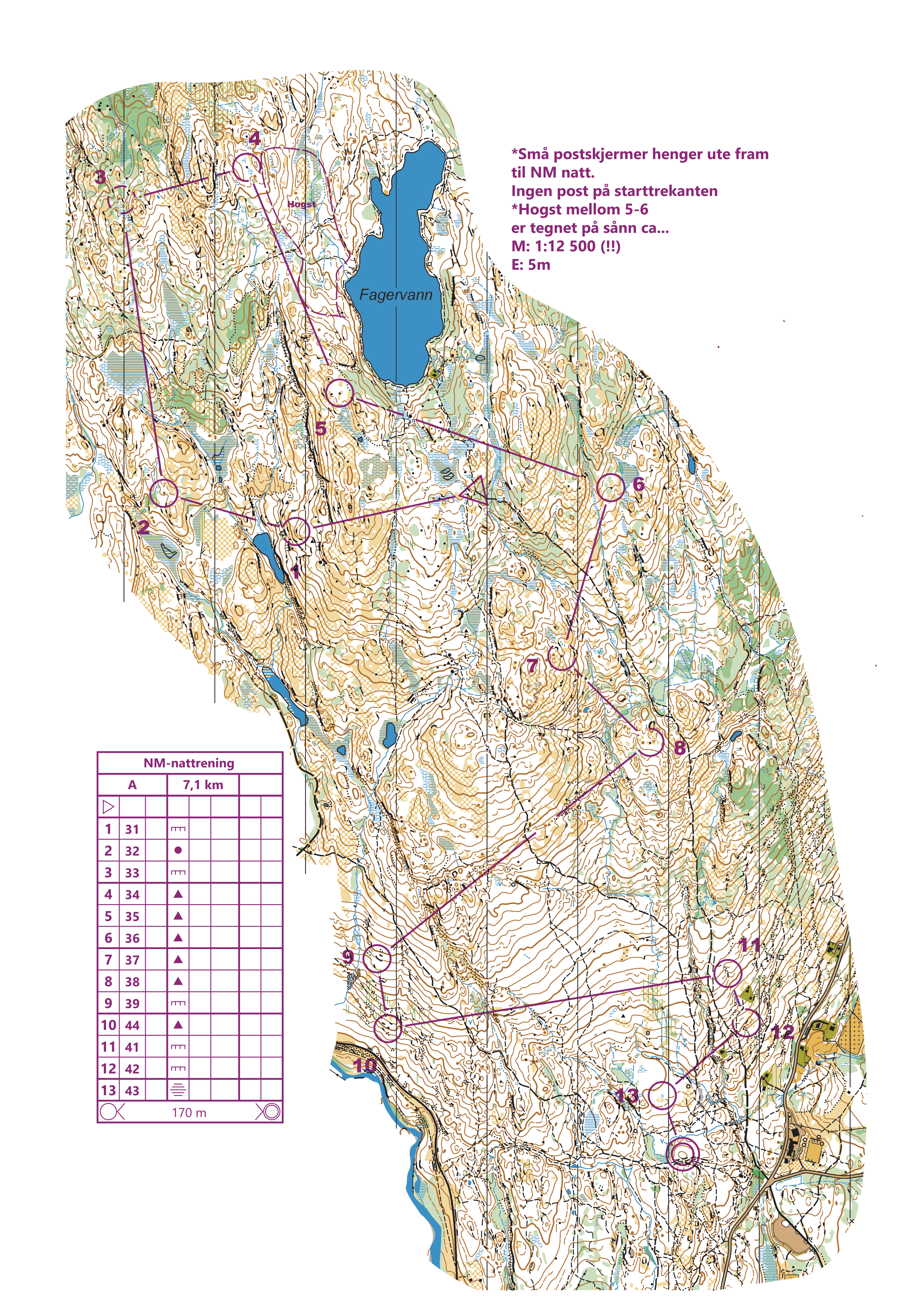 AOOK-trening Fagervann (30-09-2018)