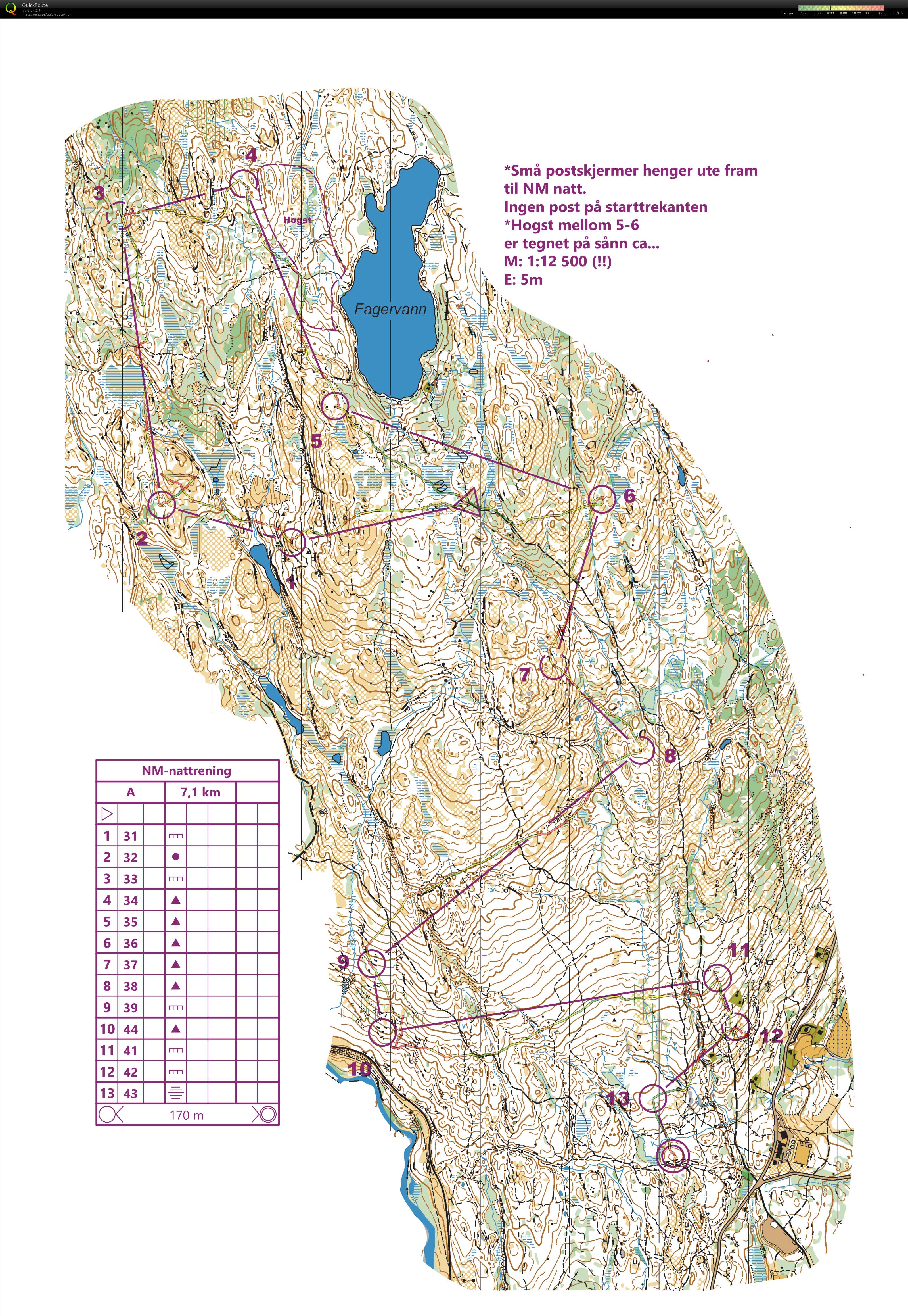 AOOK-trening Fagervann (30-09-2018)