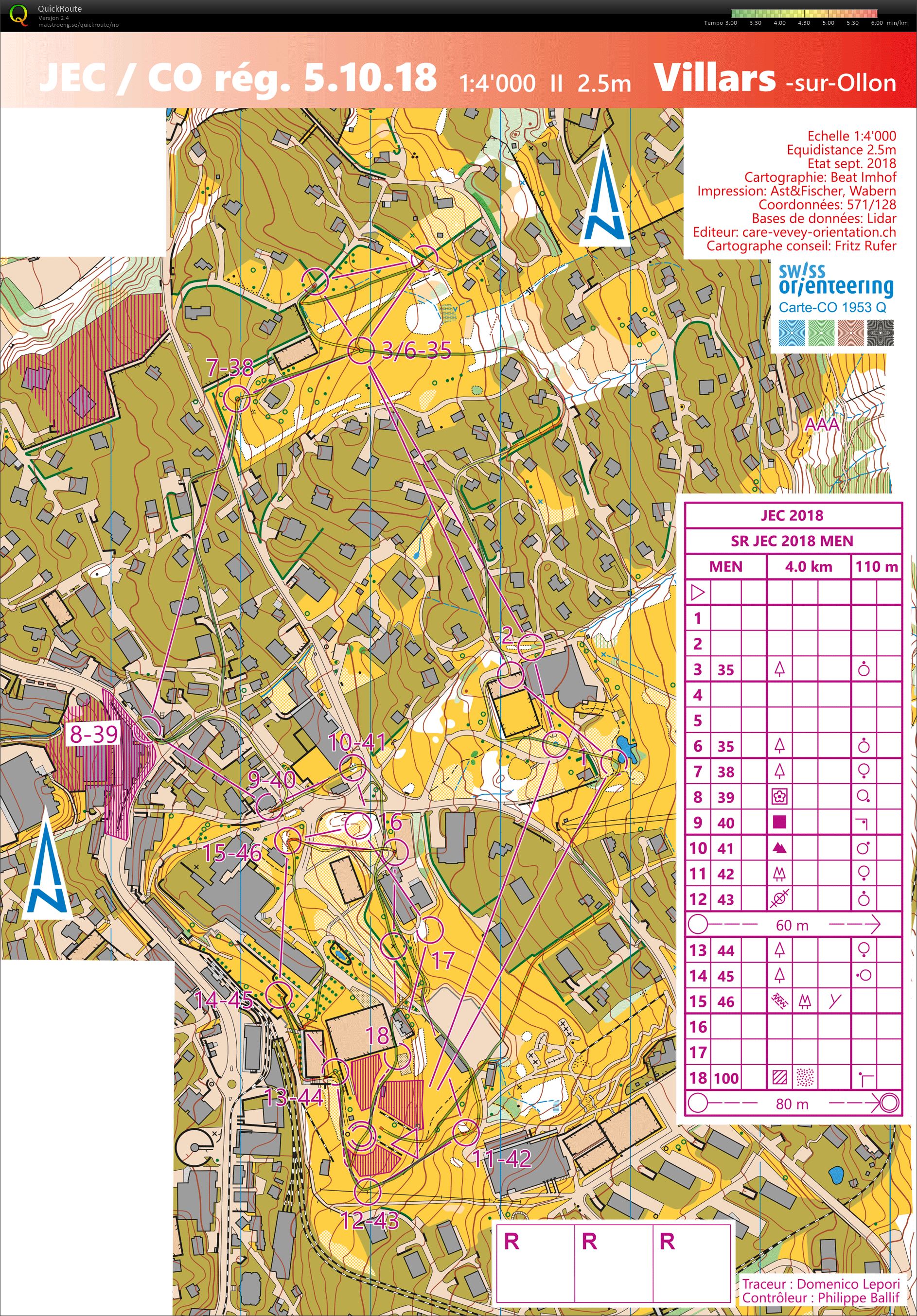 JEC sprintstafett (05/10/2018)