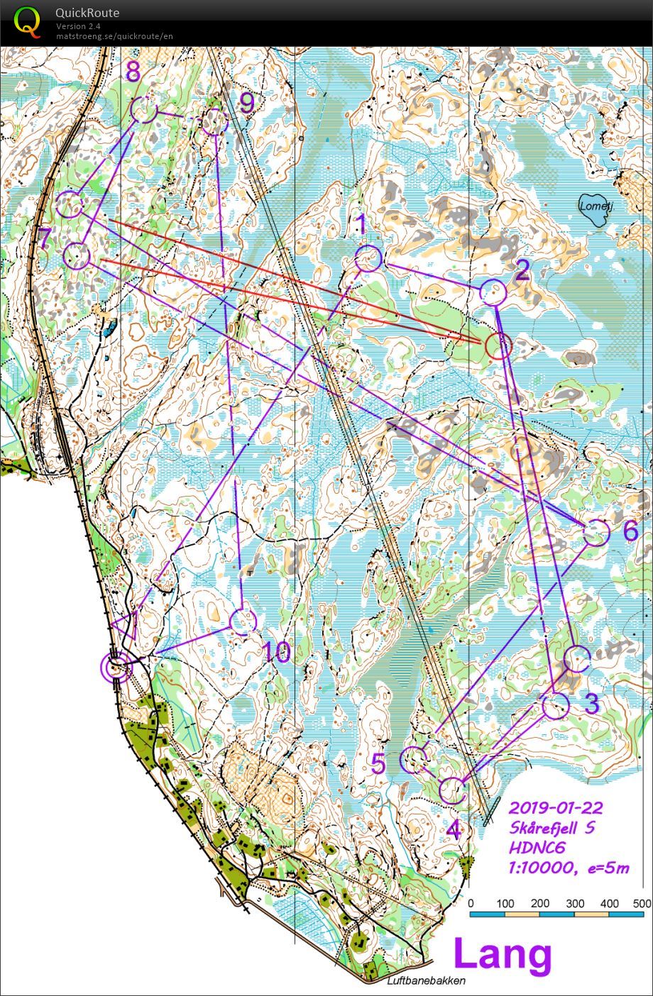 Hardøkt Skårefjell (26.01.2019)