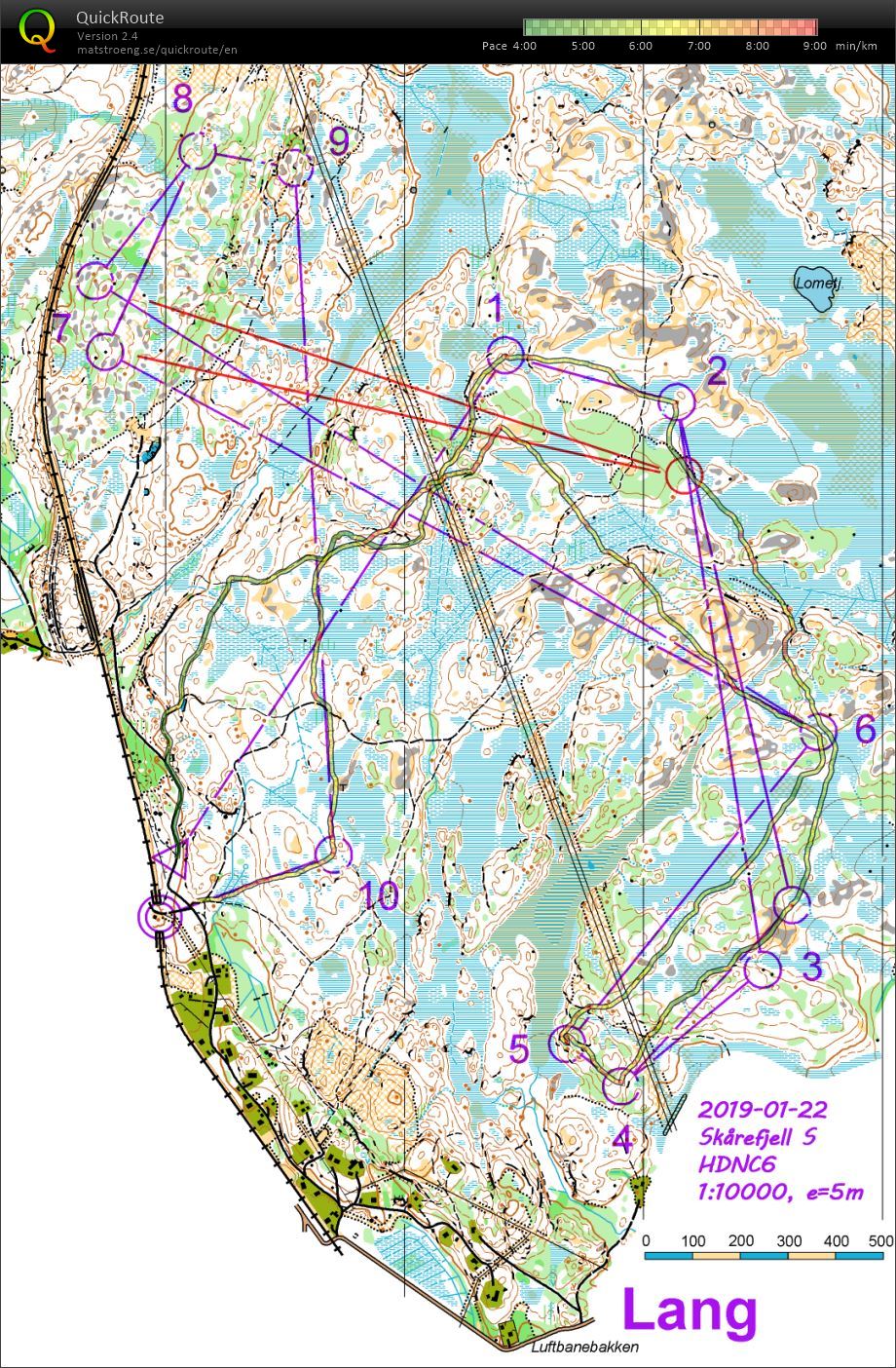 Hardøkt Skårefjell (26.01.2019)