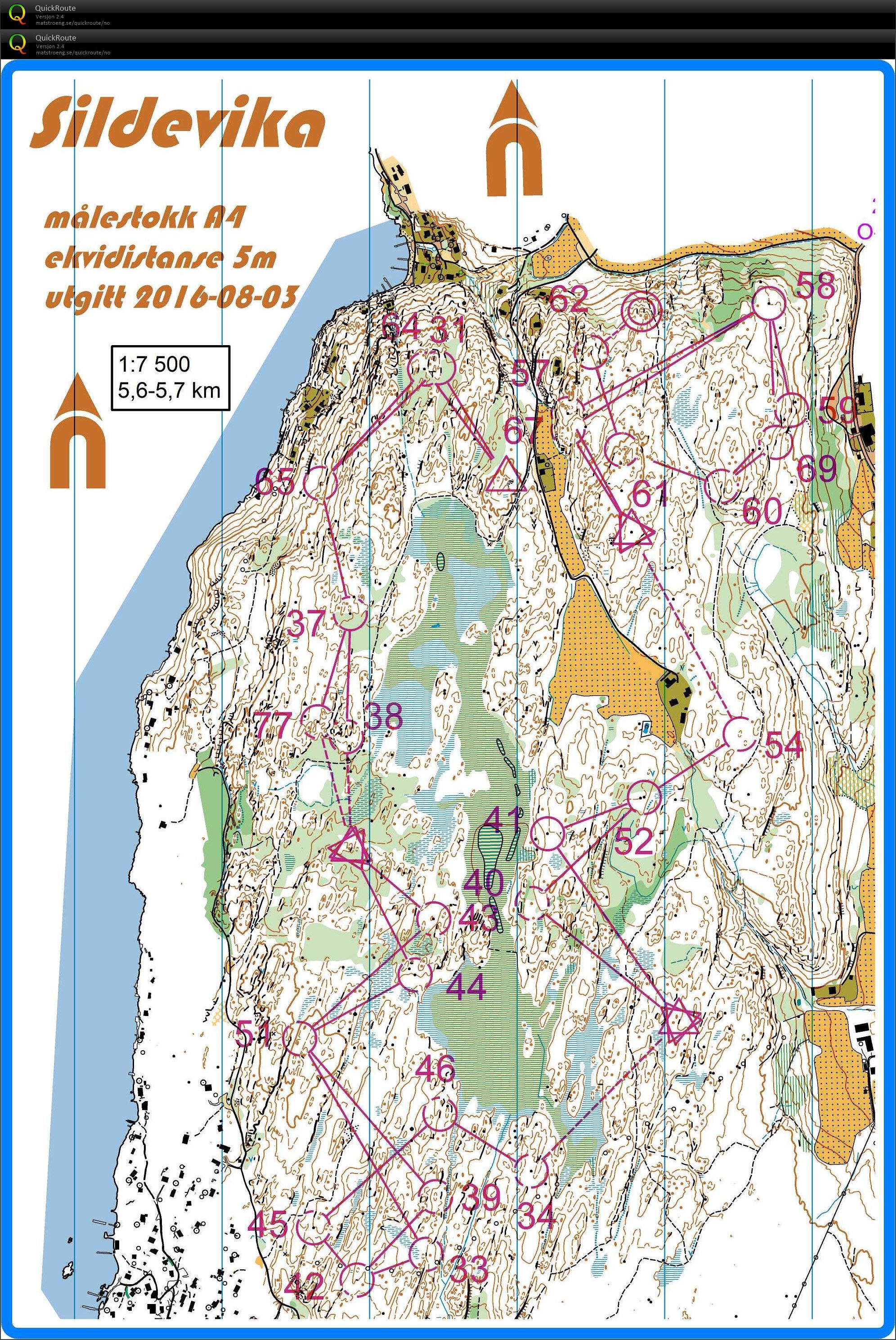 Stafettøkt Sildevika (16-02-2019)