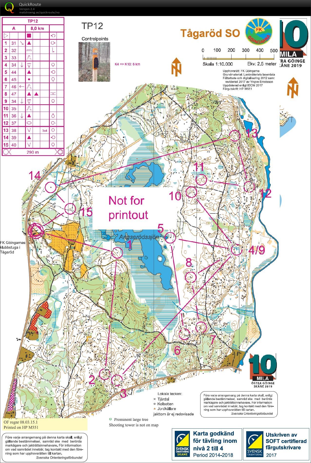 10-mila trening Tågeröd SO (2019-03-02)