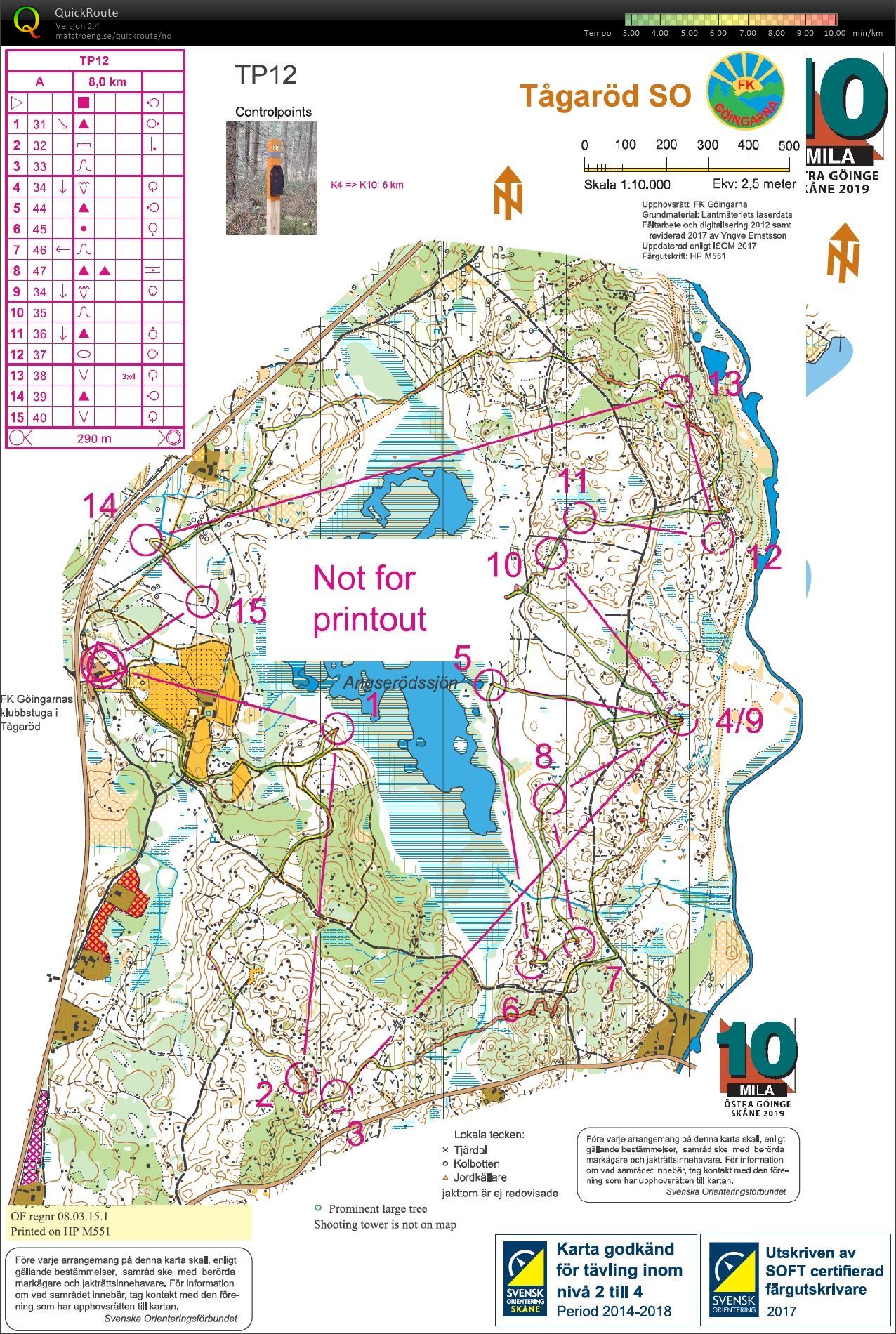 10-mila trening Tågeröd SO (2019-03-02)